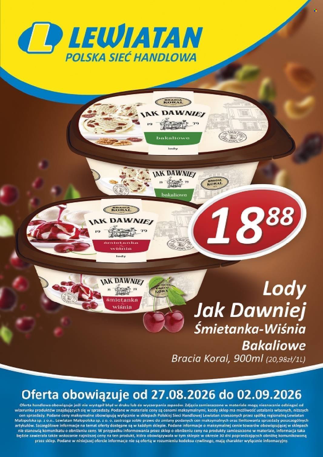 Gazetka LEWIATAN - Od czwartku 27.08.2026