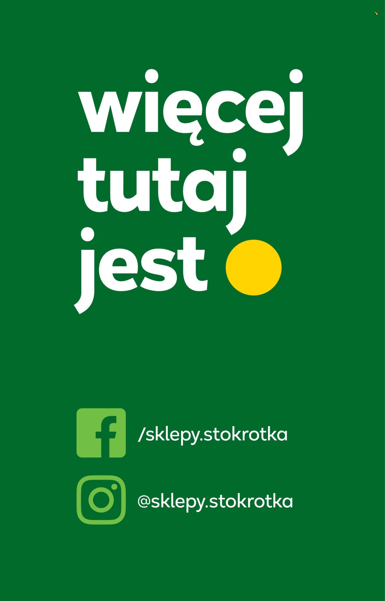 Gazetka STOKROTKA - Od czwartku 16.07.2026