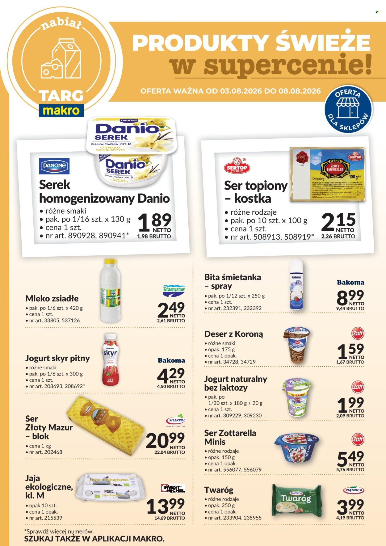 Gazetka MAKRO - Targ MAKRO - oferta świeża w super cenach!