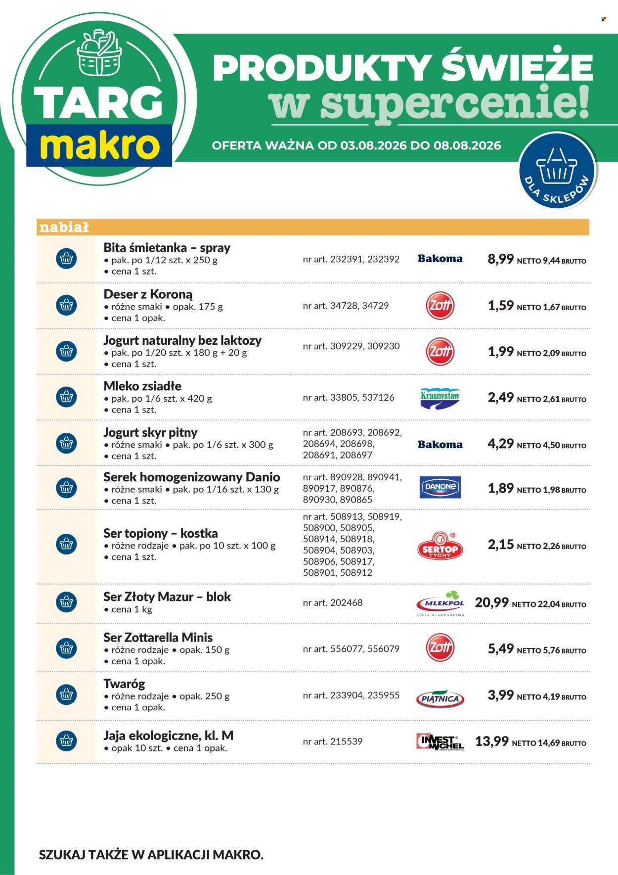 Gazetka MAKRO - Targ MAKRO - oferta świeża w super cenach!
