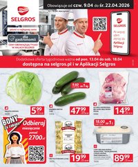 Gazetka SELGROS - Oferta dla gastronomii (2026-04-09 - 2026-04-22)