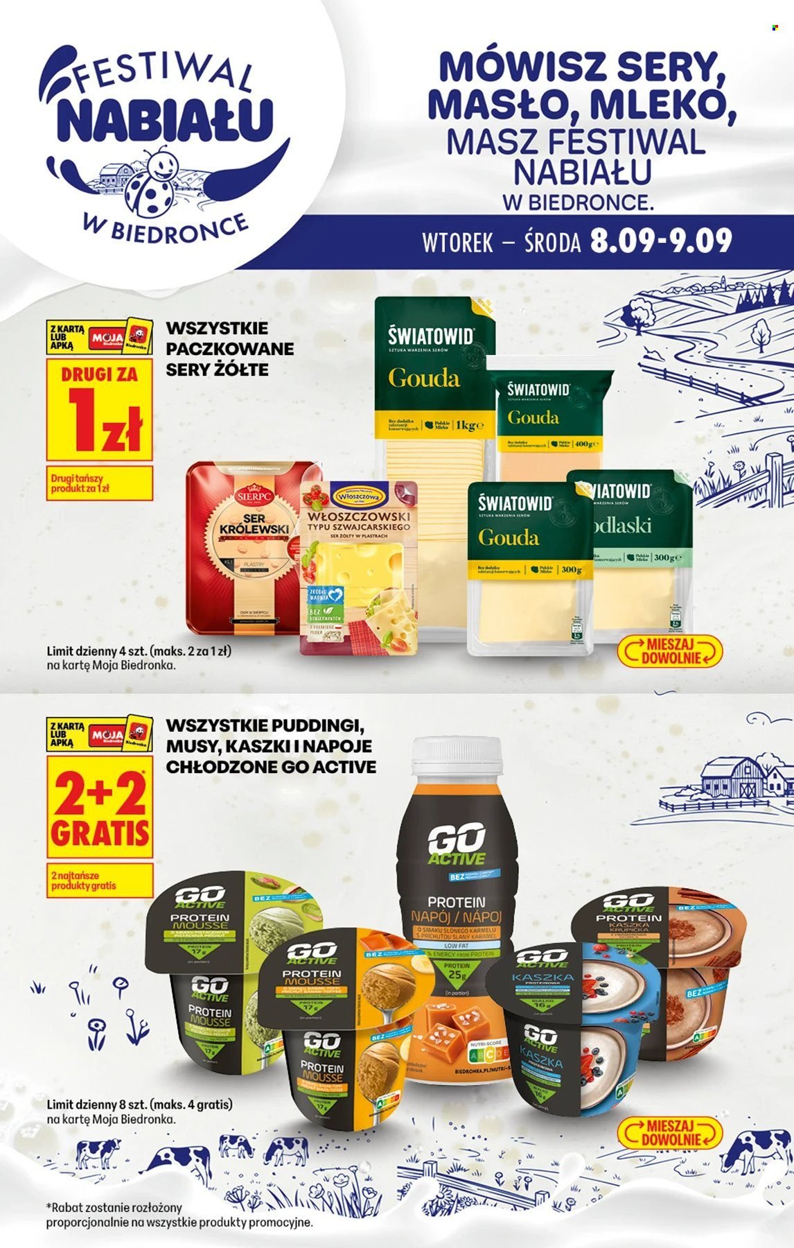 Gazetka BIEDRONKA - Festiwal nabiału