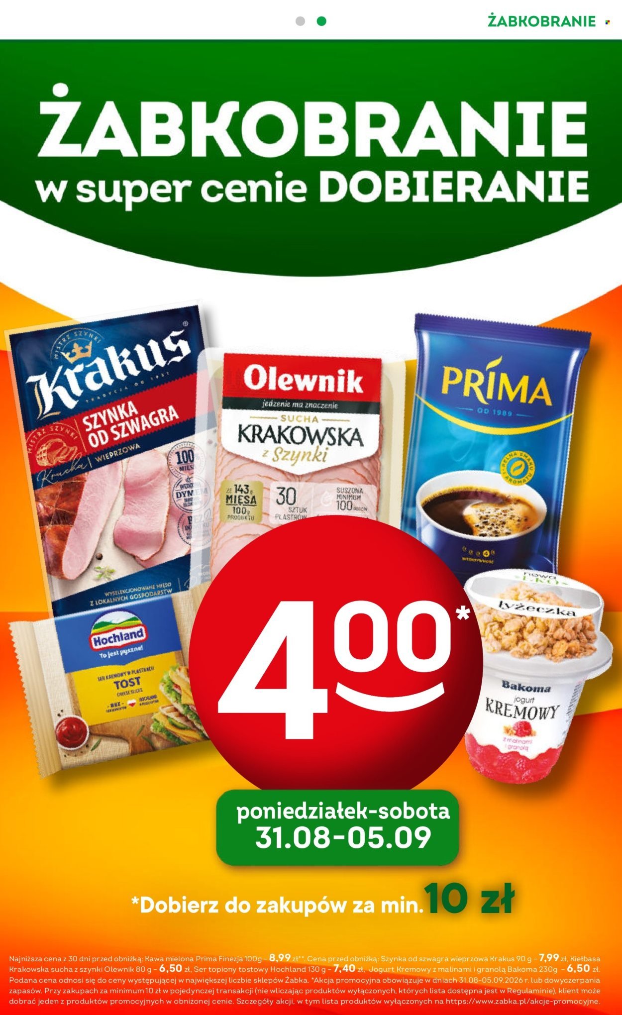 Gazetka ŻABKA - Od środy 26.08.2026