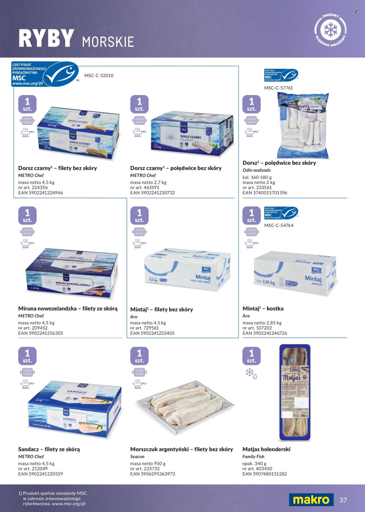 Gazetka MAKRO - Katalog Mrożonki
