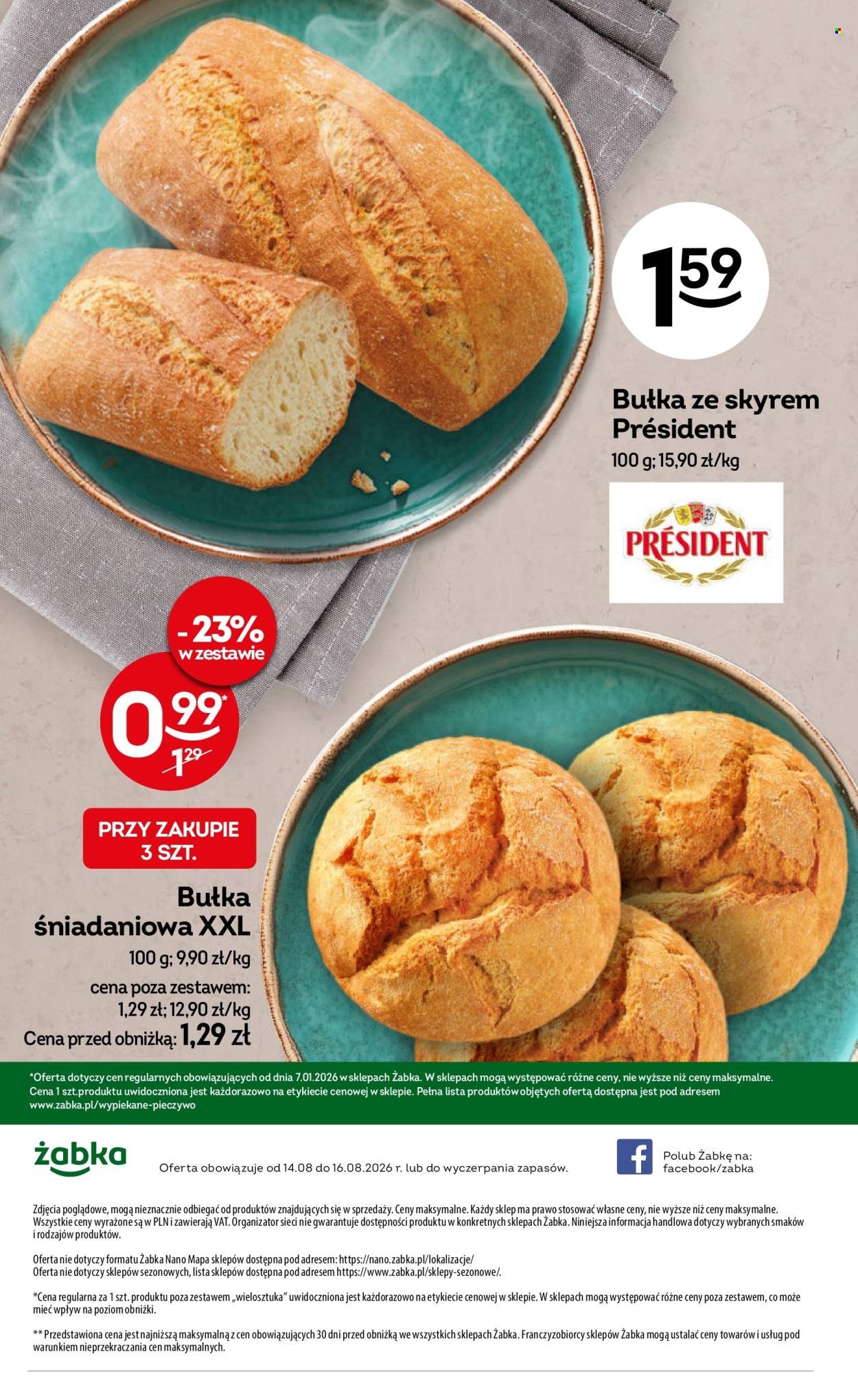 Gazetka ŻABKA - Od piątku 14.08.2026