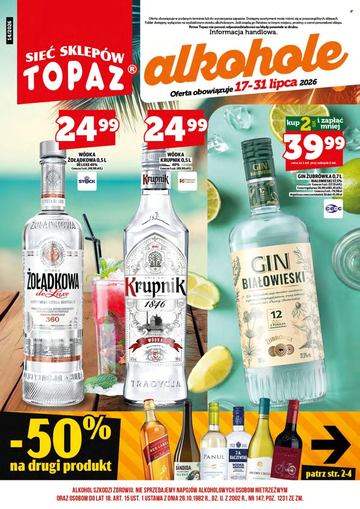 Gazetka TOPAZ - Od piątku 17.07.2026