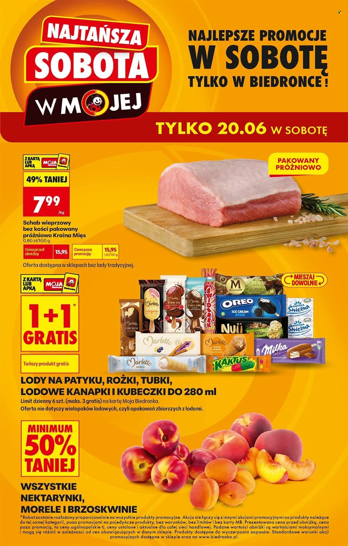 Gazetka BIEDRONKA - Najtańsza soboty