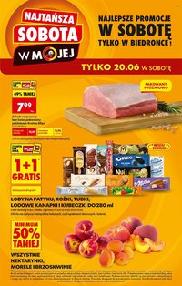 Gazetka BIEDRONKA - Najtańsza soboty