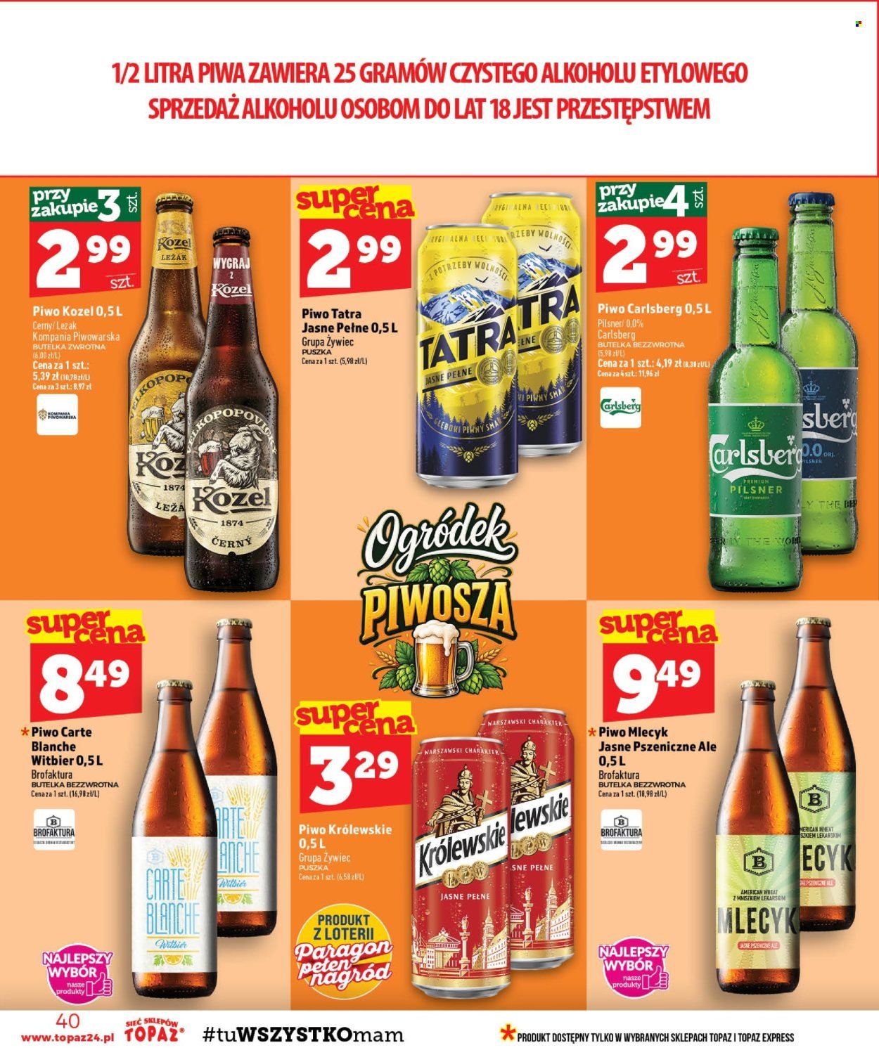 Gazetka TOPAZ - Od czwartku 8.10.2026