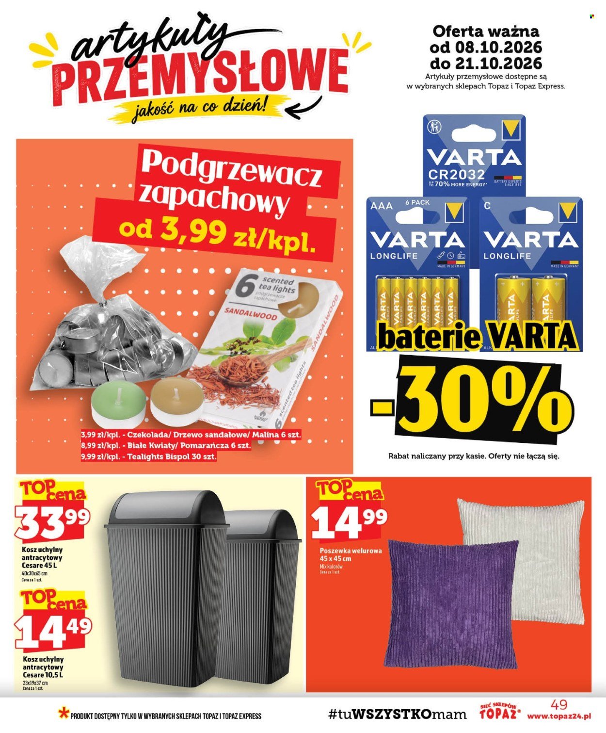 Gazetka TOPAZ - Od czwartku 8.10.2026
