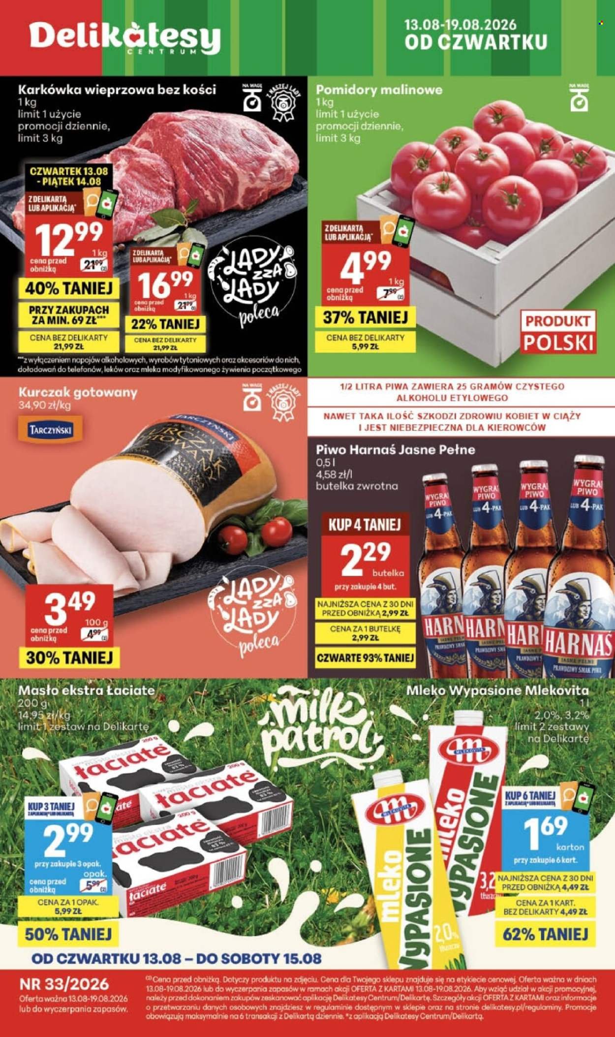 Gazetka DELIKATESY CENTRUM - Od czwartku 13.08.2026