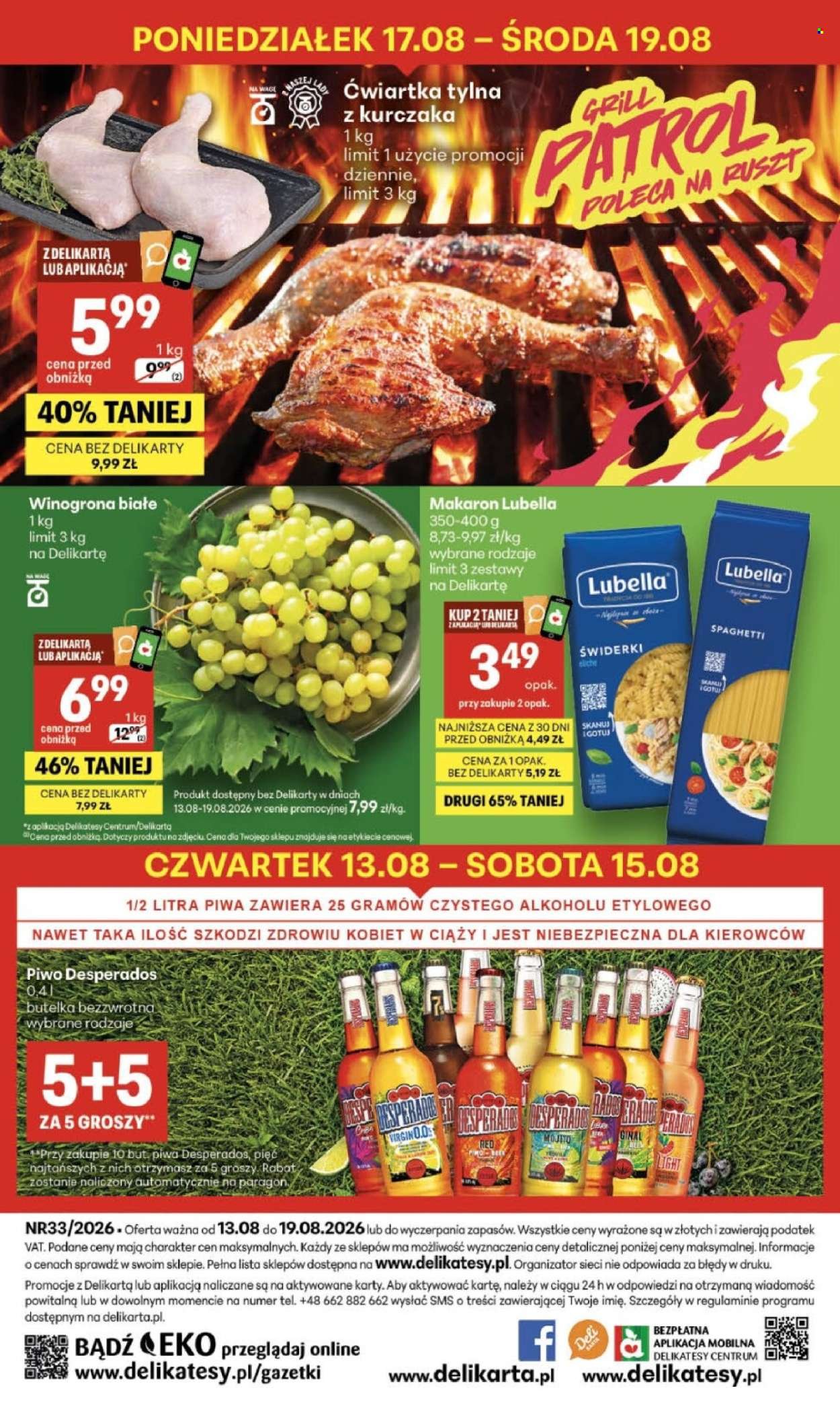 Gazetka DELIKATESY CENTRUM - Od czwartku 13.08.2026