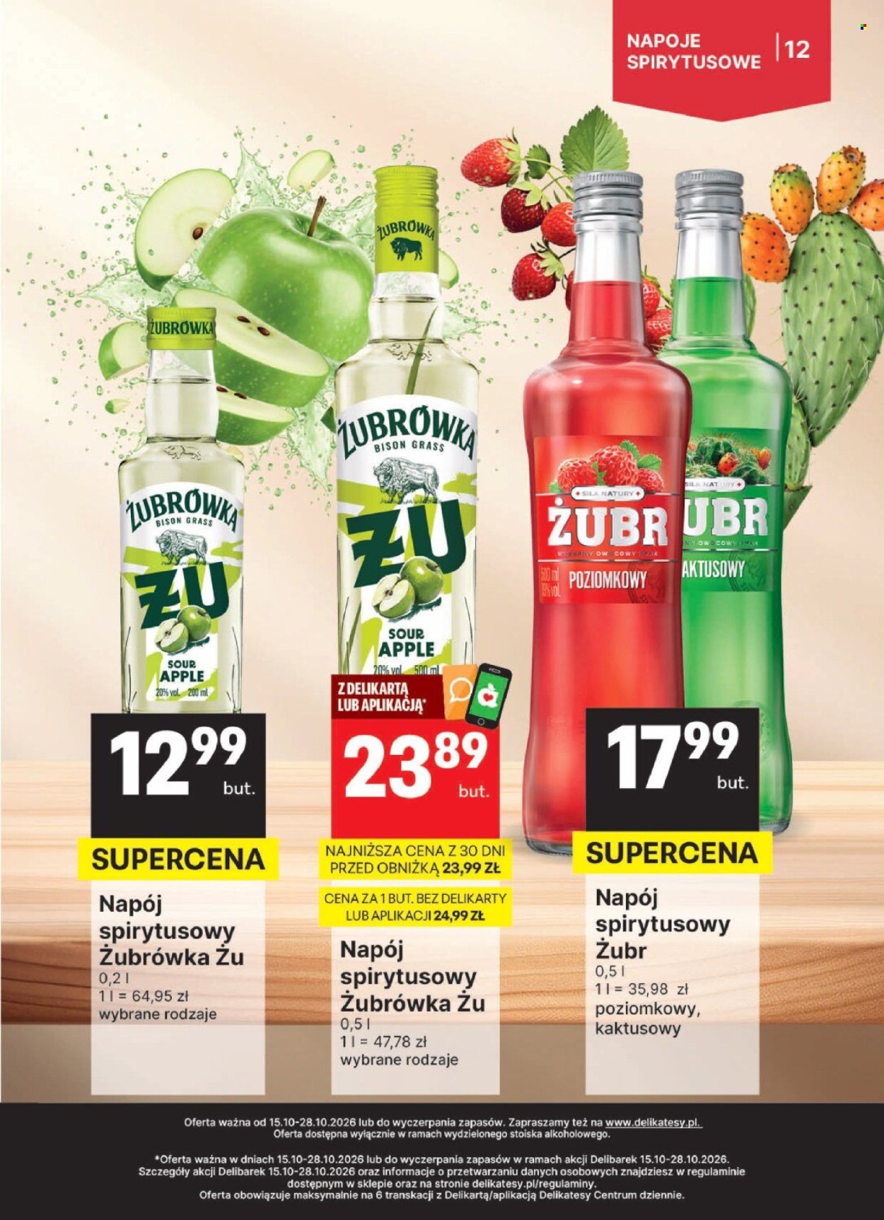 Gazetka DELIKATESY CENTRUM - Od czwartku 15.10.2026