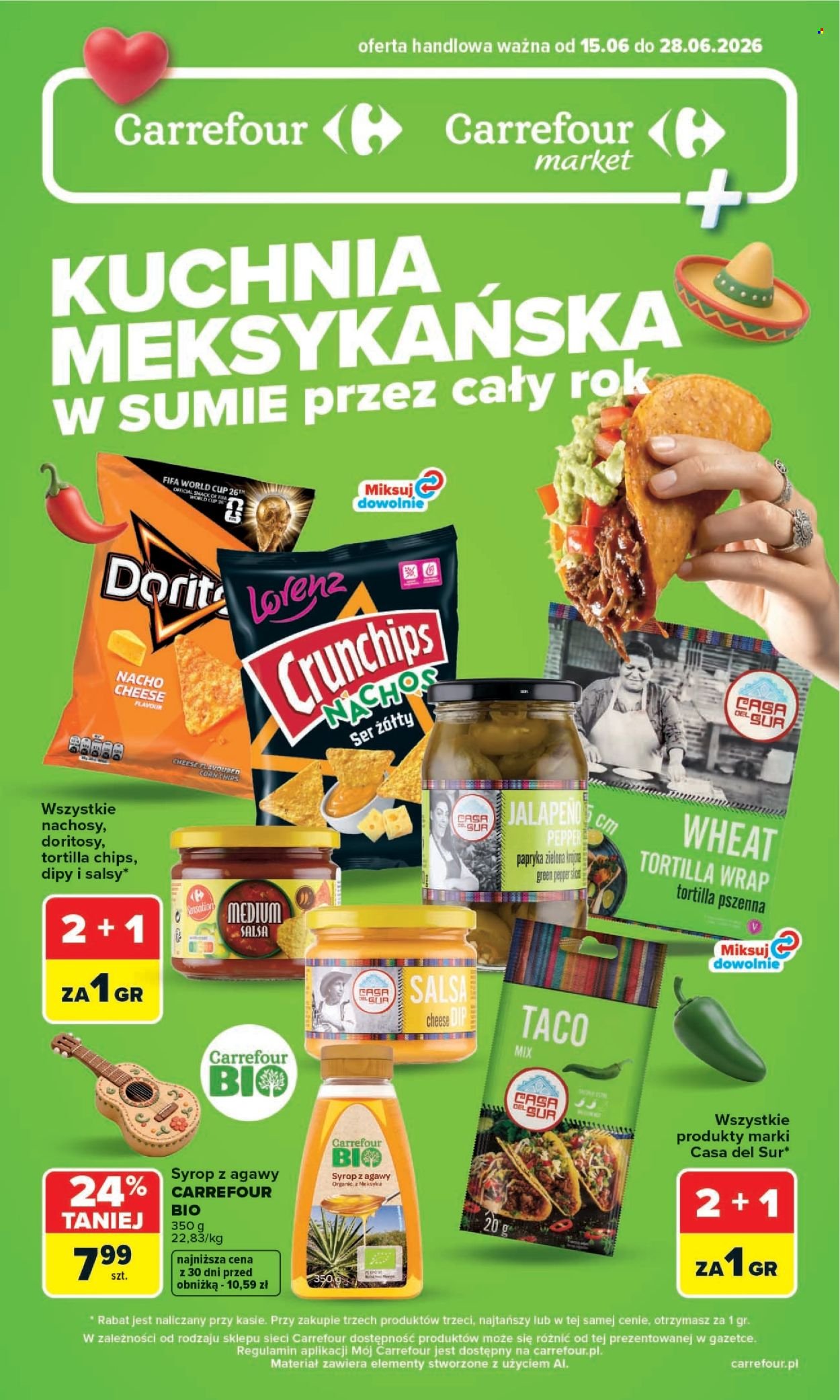 Gazetka CARREFOUR - Kuchnia meksykańska w sumie przez cały rok