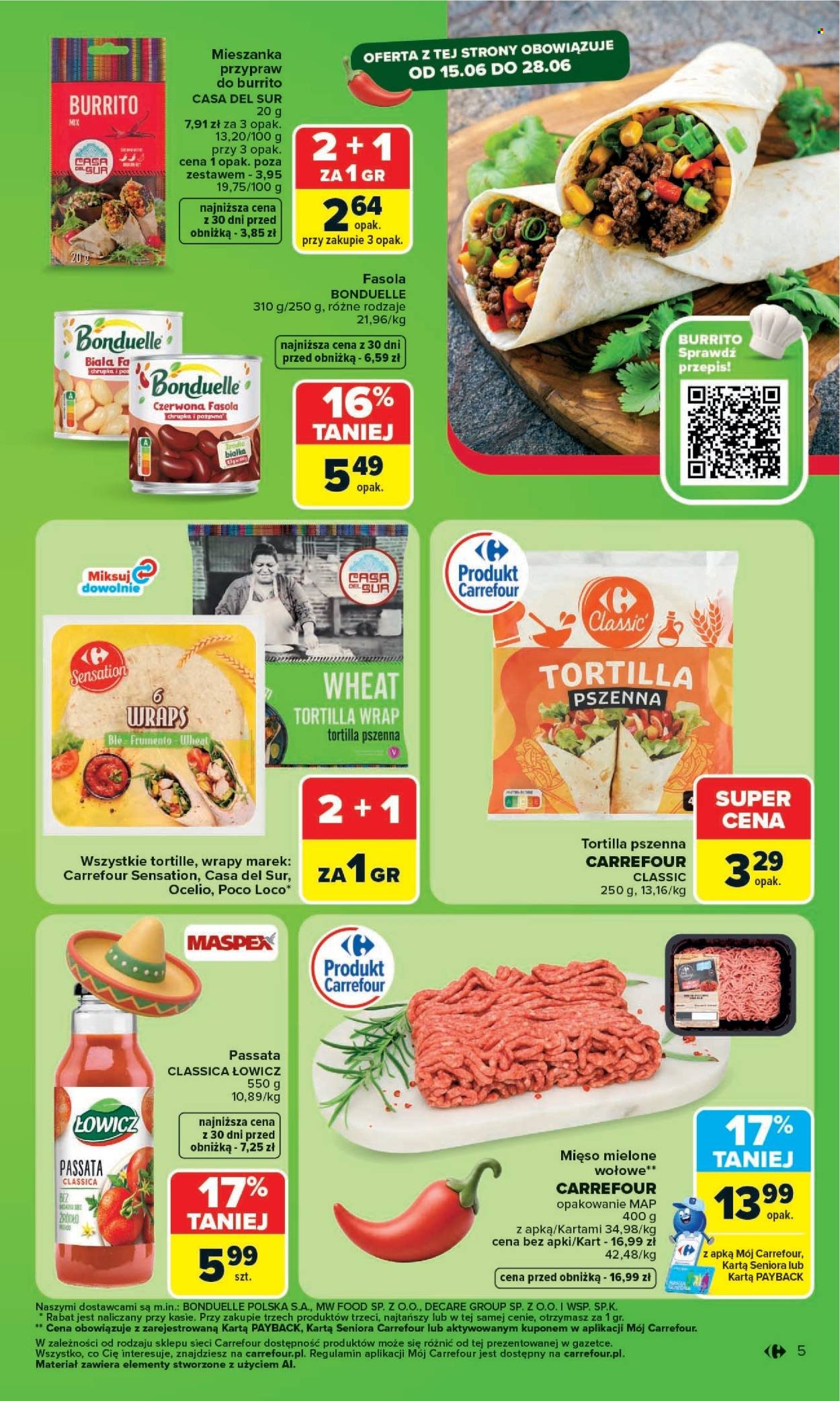 Gazetka CARREFOUR - Kuchnia meksykańska w sumie przez cały rok