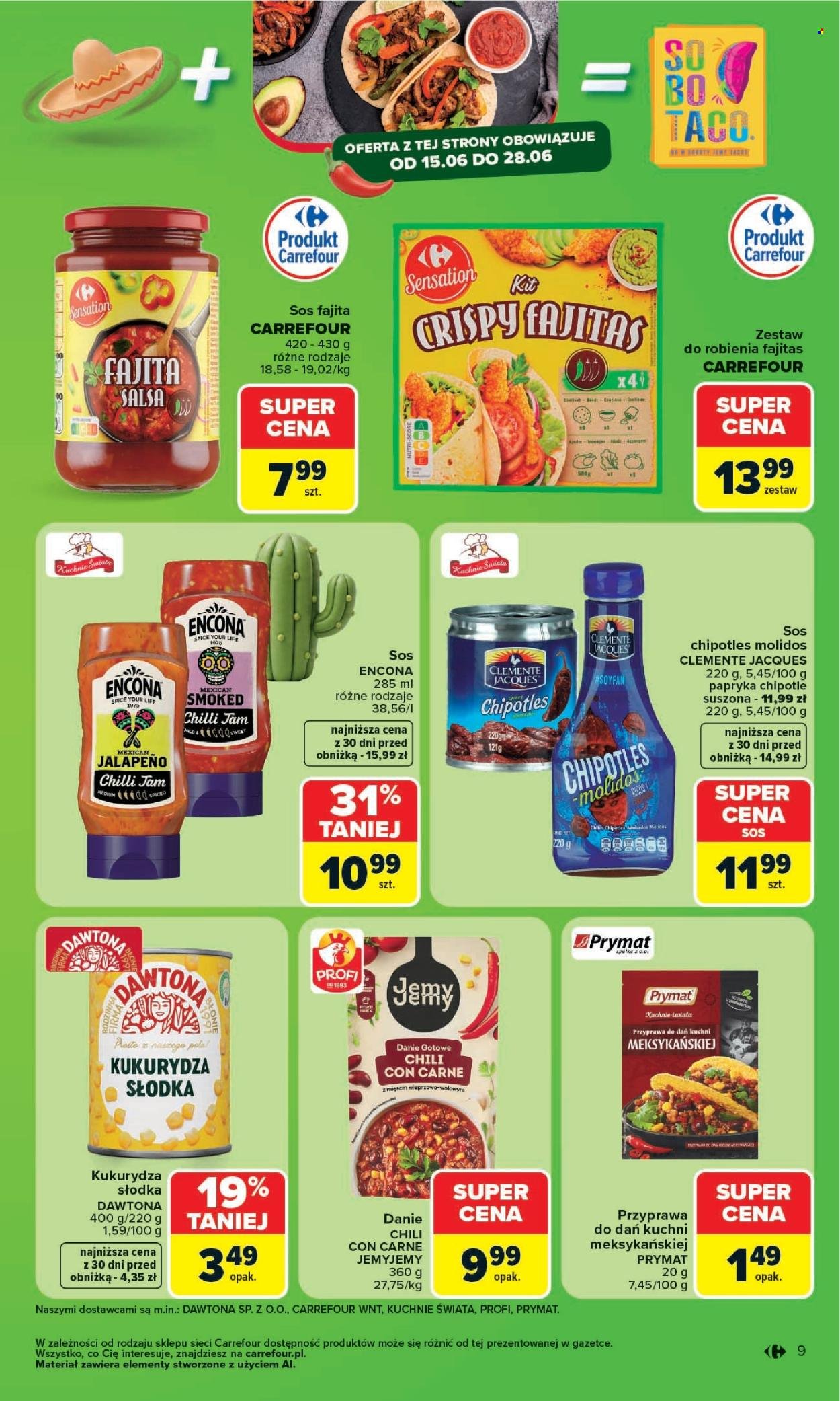 Gazetka CARREFOUR - Kuchnia meksykańska w sumie przez cały rok