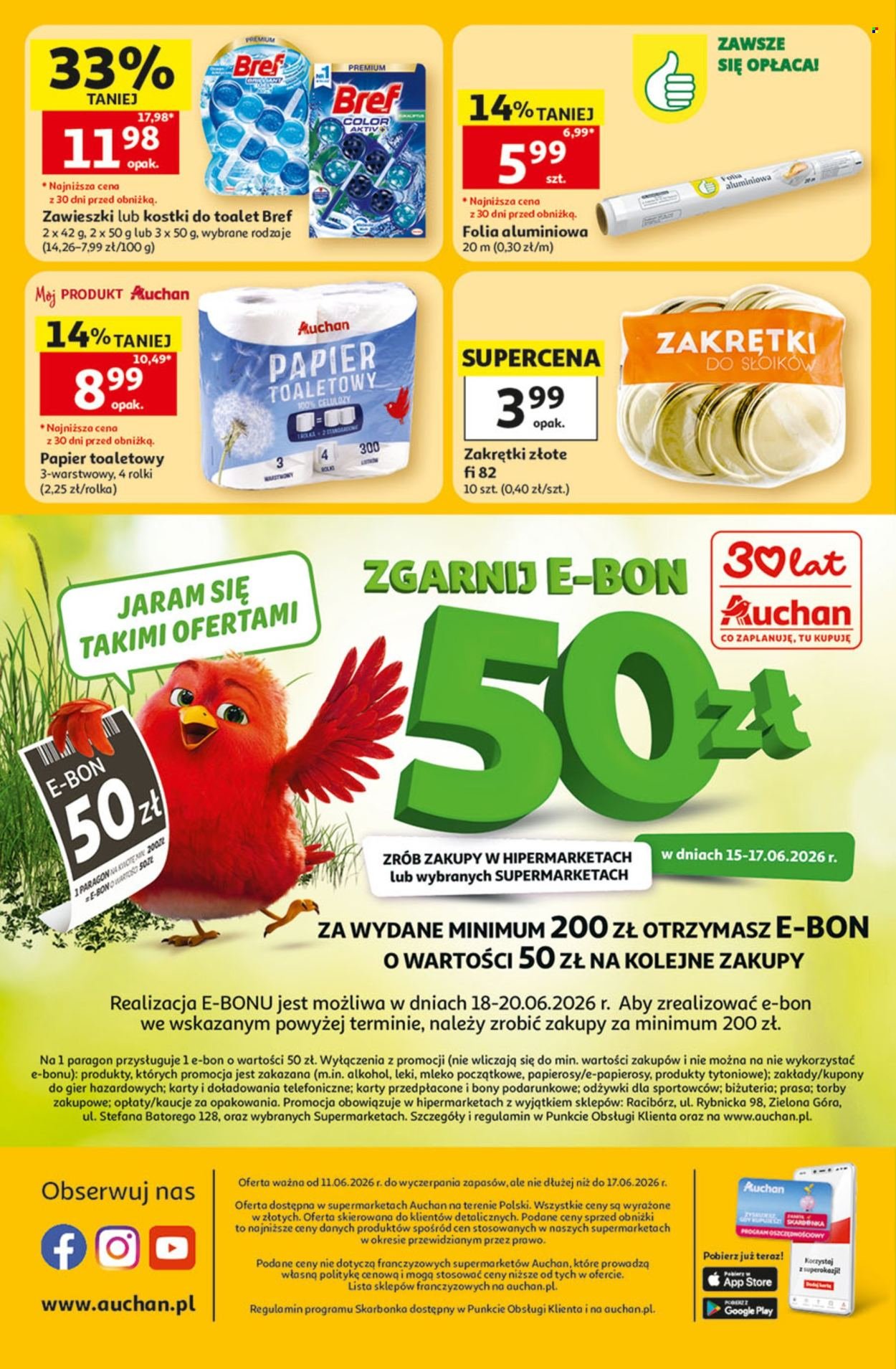 Gazetka AUCHAN - 30 Lat