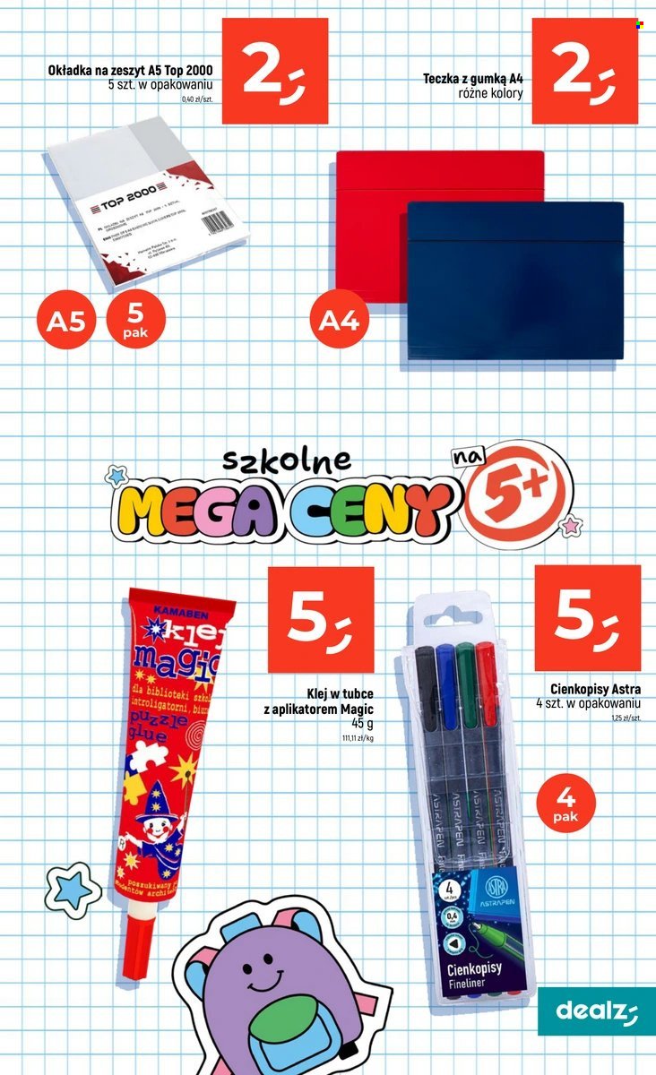 Gazetka DEALZ - szkolne MEGA CENY