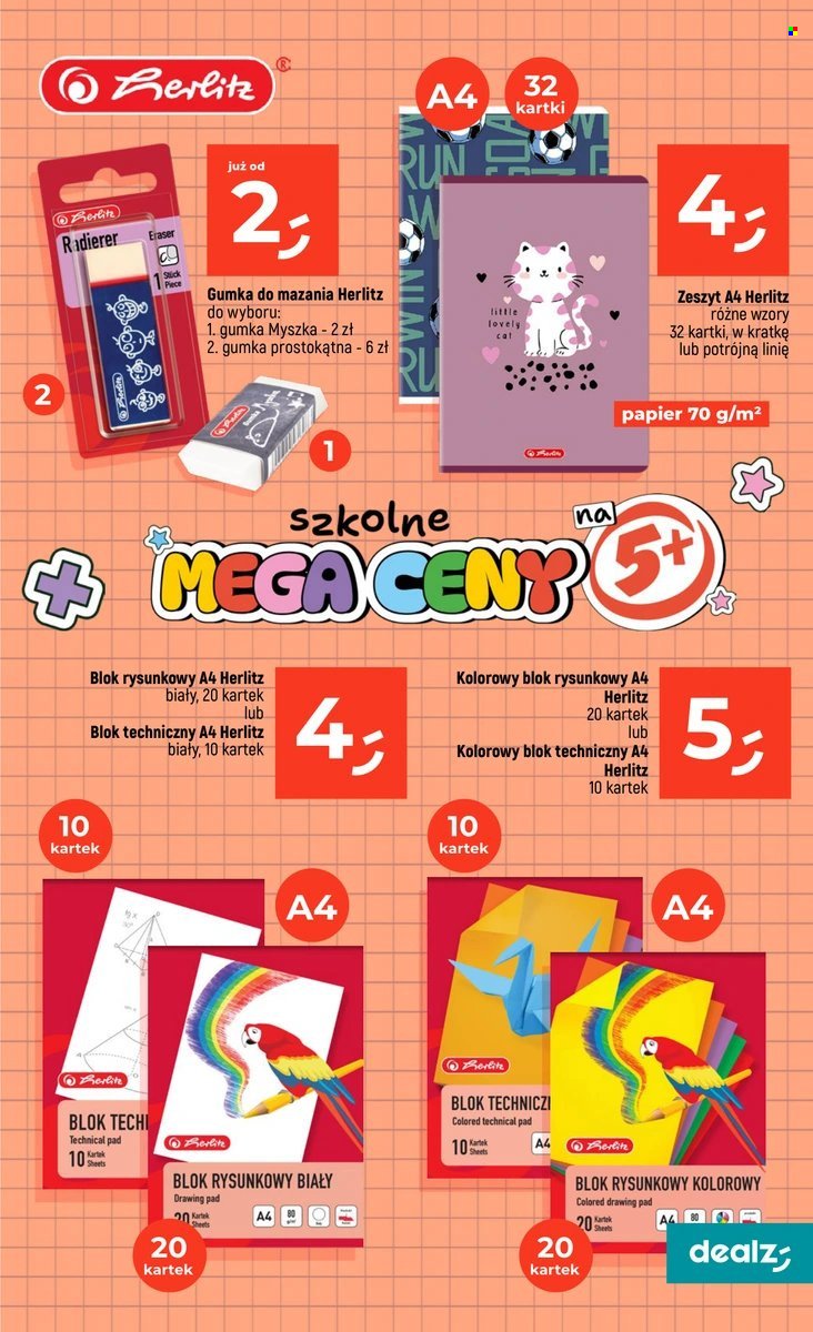 Gazetka DEALZ - szkolne MEGA CENY