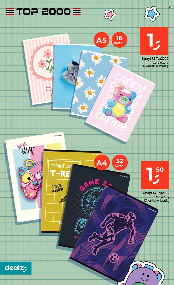 Gazetka DEALZ - szkolne MEGA CENY