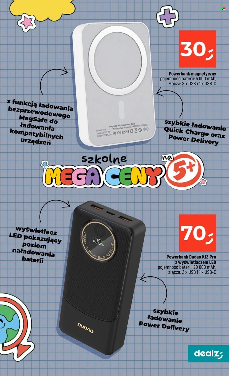 Gazetka DEALZ - szkolne MEGA CENY