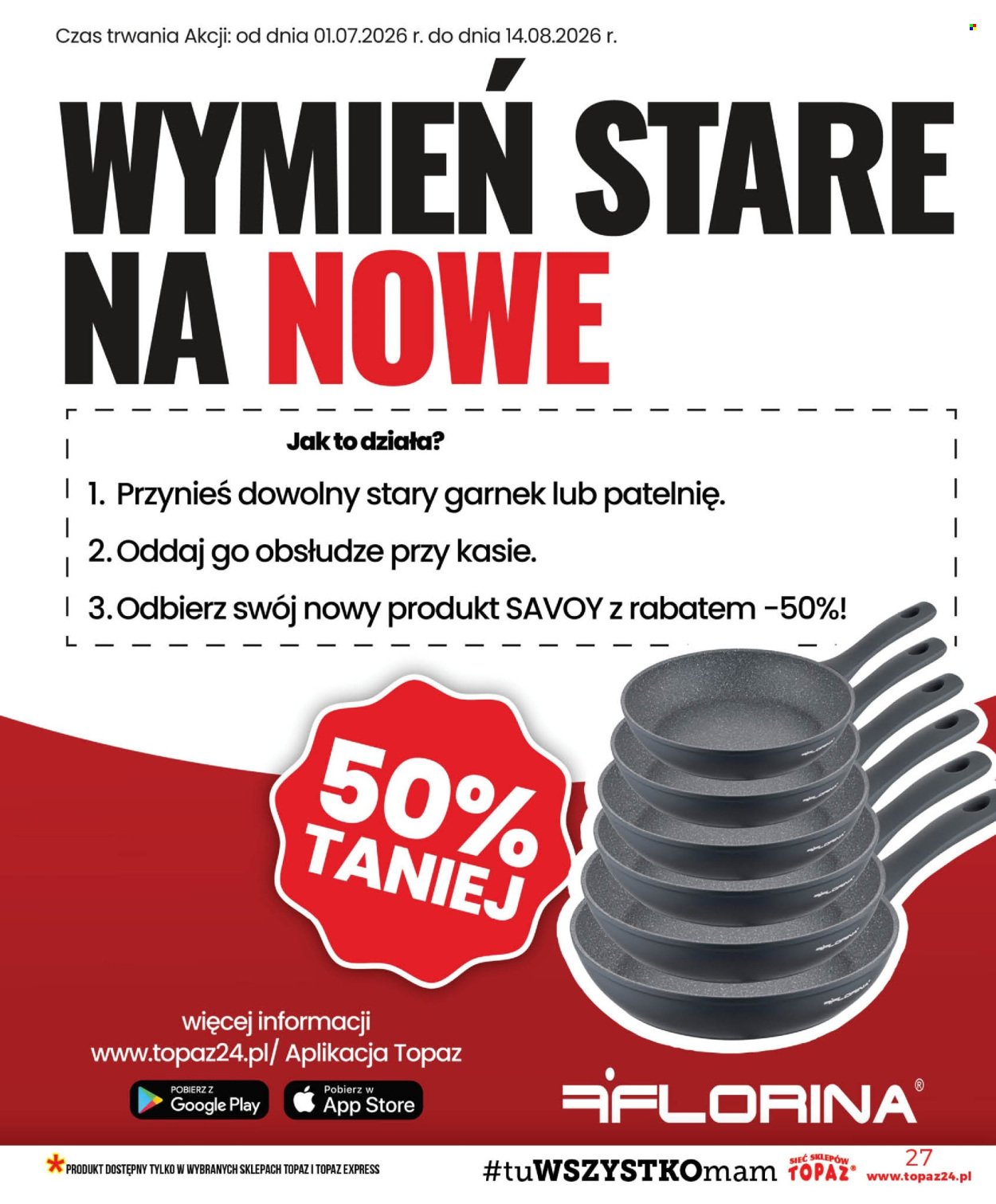Gazetka TOPAZ - Od czwartku 30.07.2026