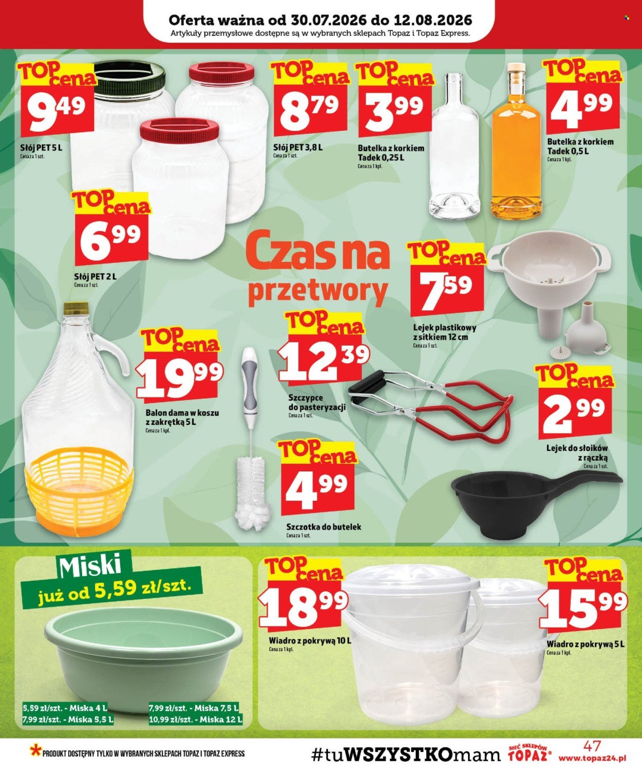 Gazetka TOPAZ - Od czwartku 30.07.2026