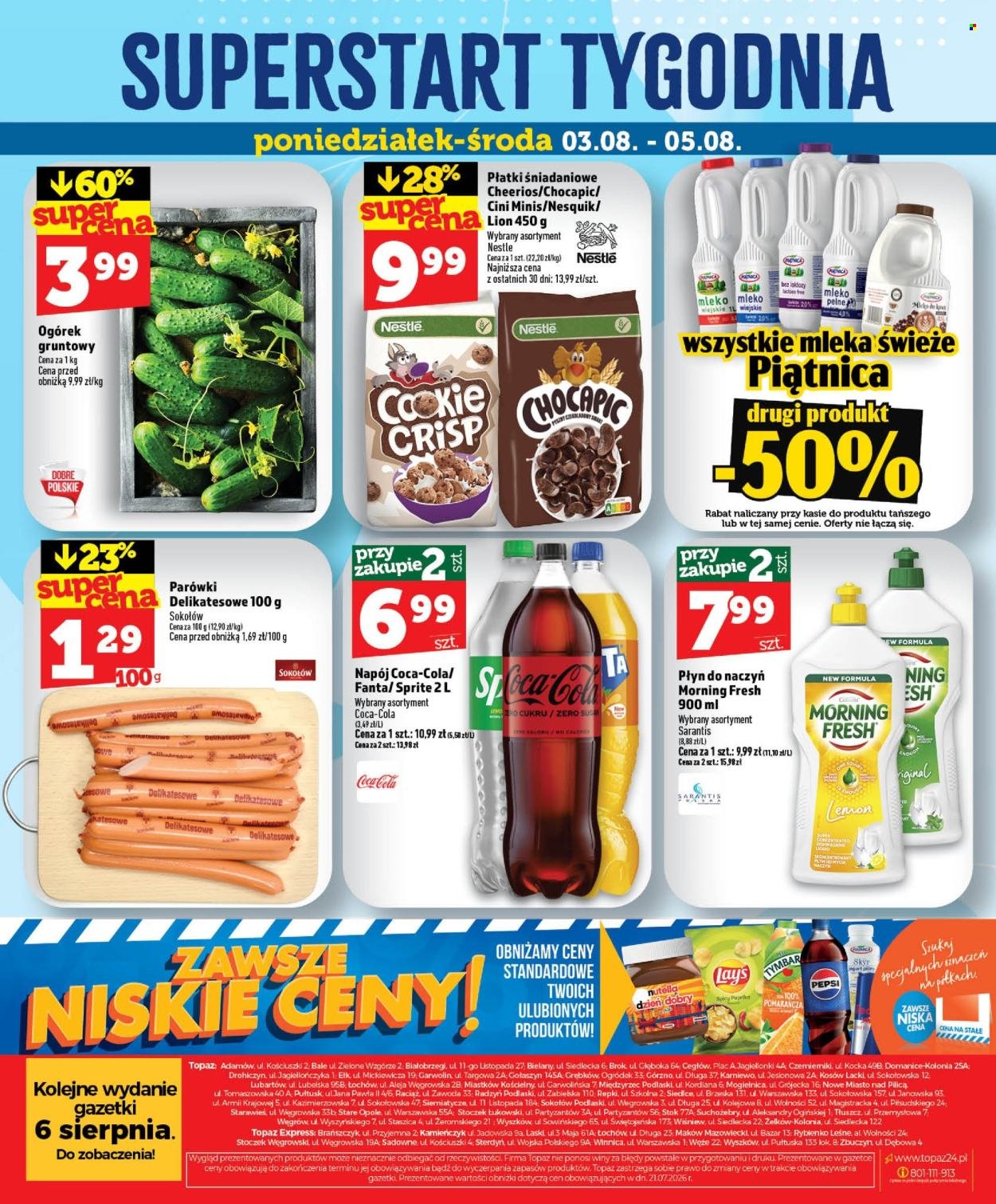 Gazetka TOPAZ - Od czwartku 30.07.2026