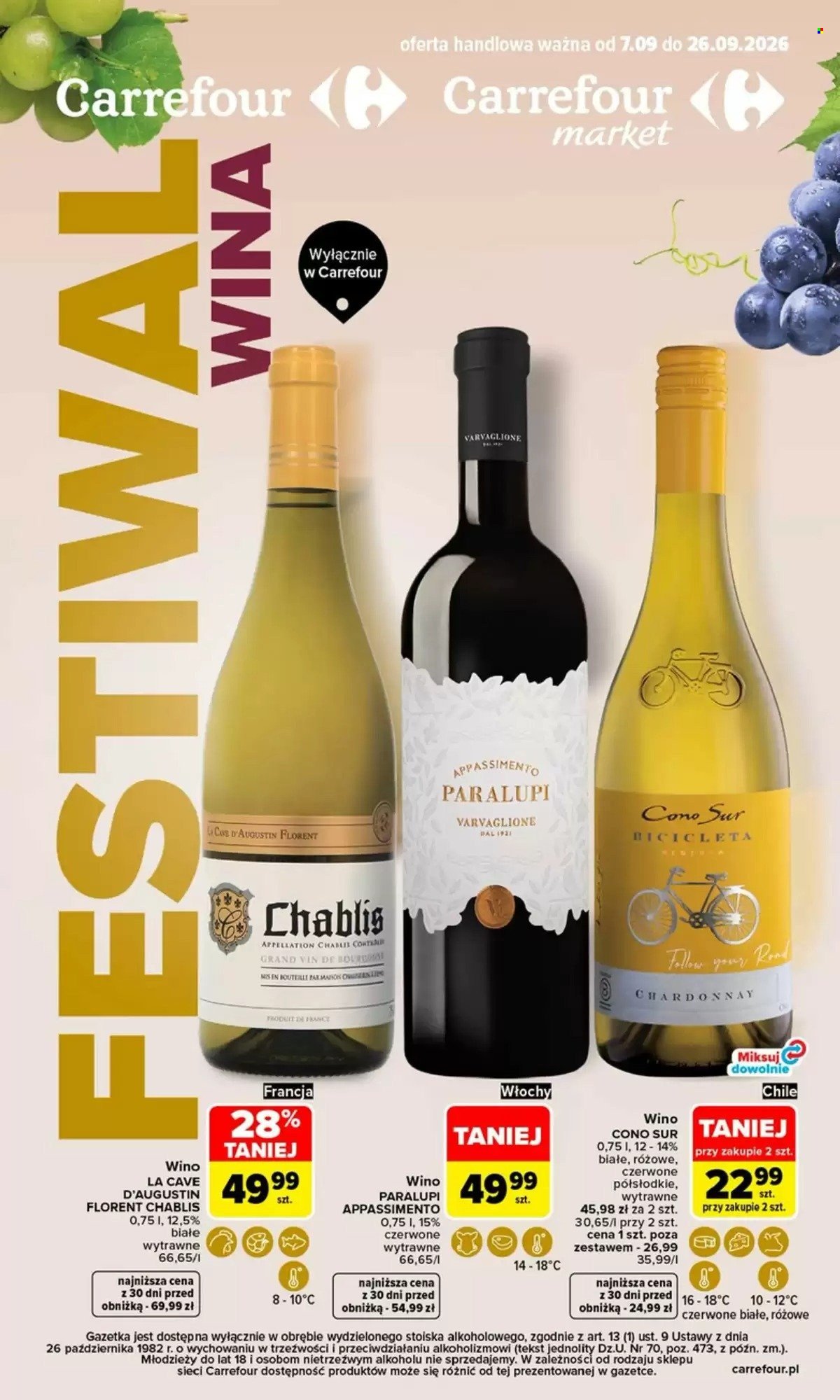 Gazetka CARREFOUR - Festiwal wina