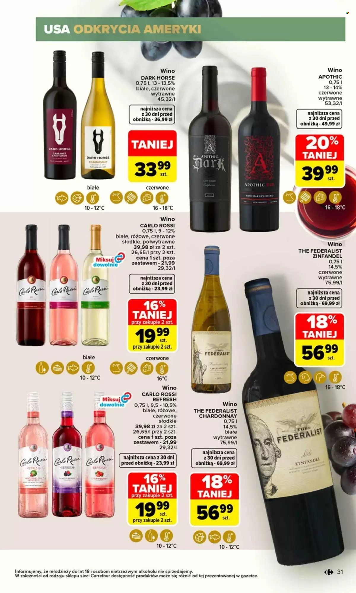Gazetka CARREFOUR - Festiwal wina
