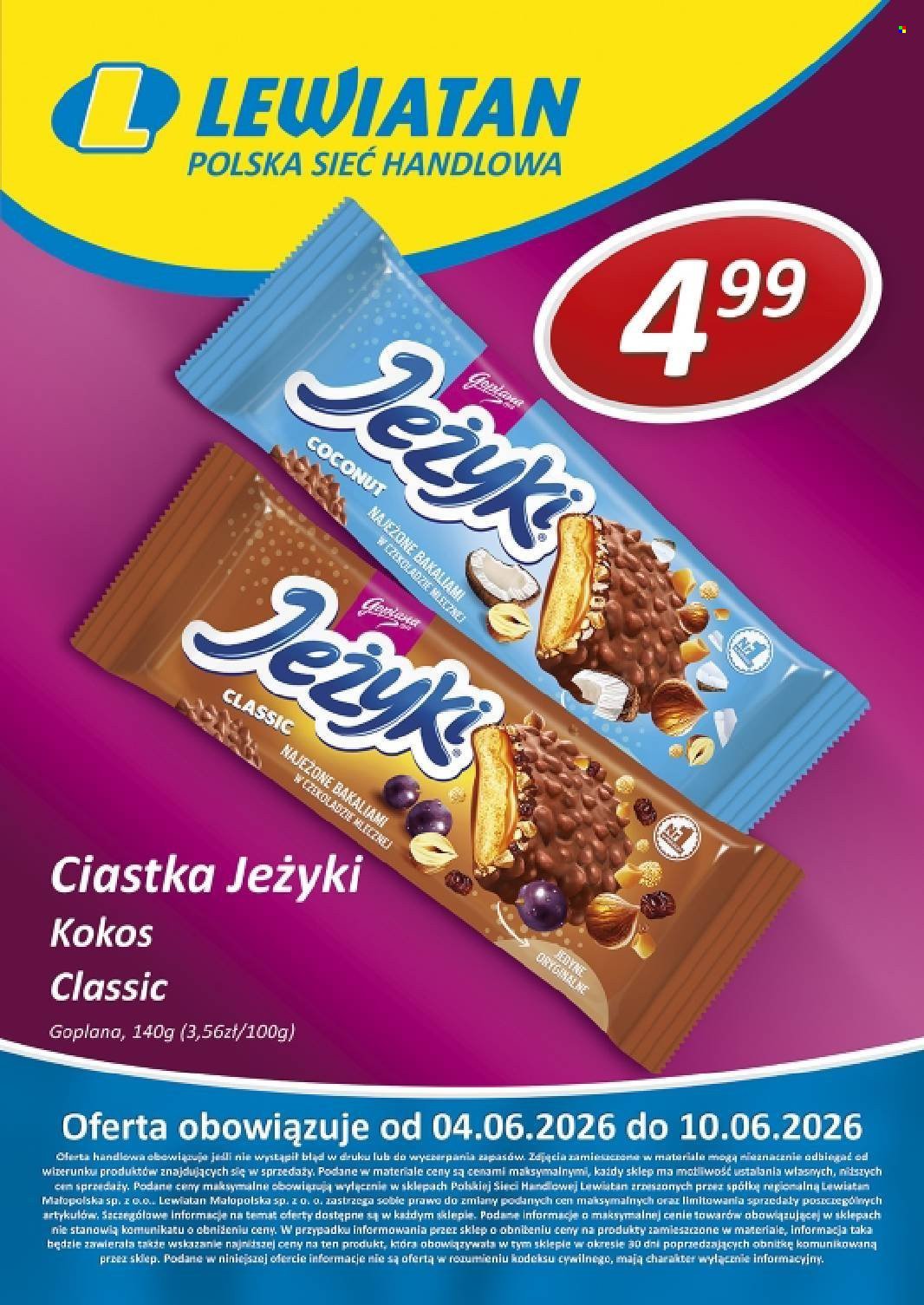 Gazetka LEWIATAN - Od czwartku 4.06.2026