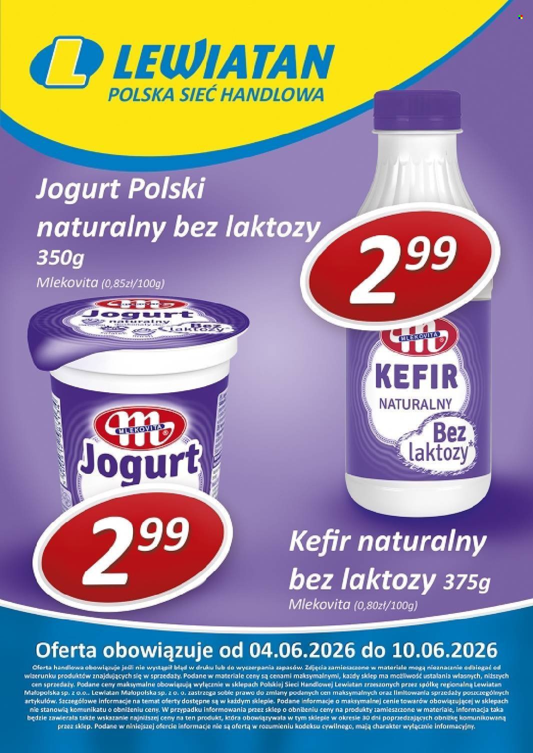 Gazetka LEWIATAN - Od czwartku 4.06.2026