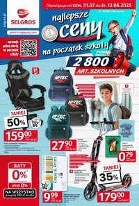 Gazetka SELGROS - Katalog Szkoła (2025-07-31 - 2025-08-13)