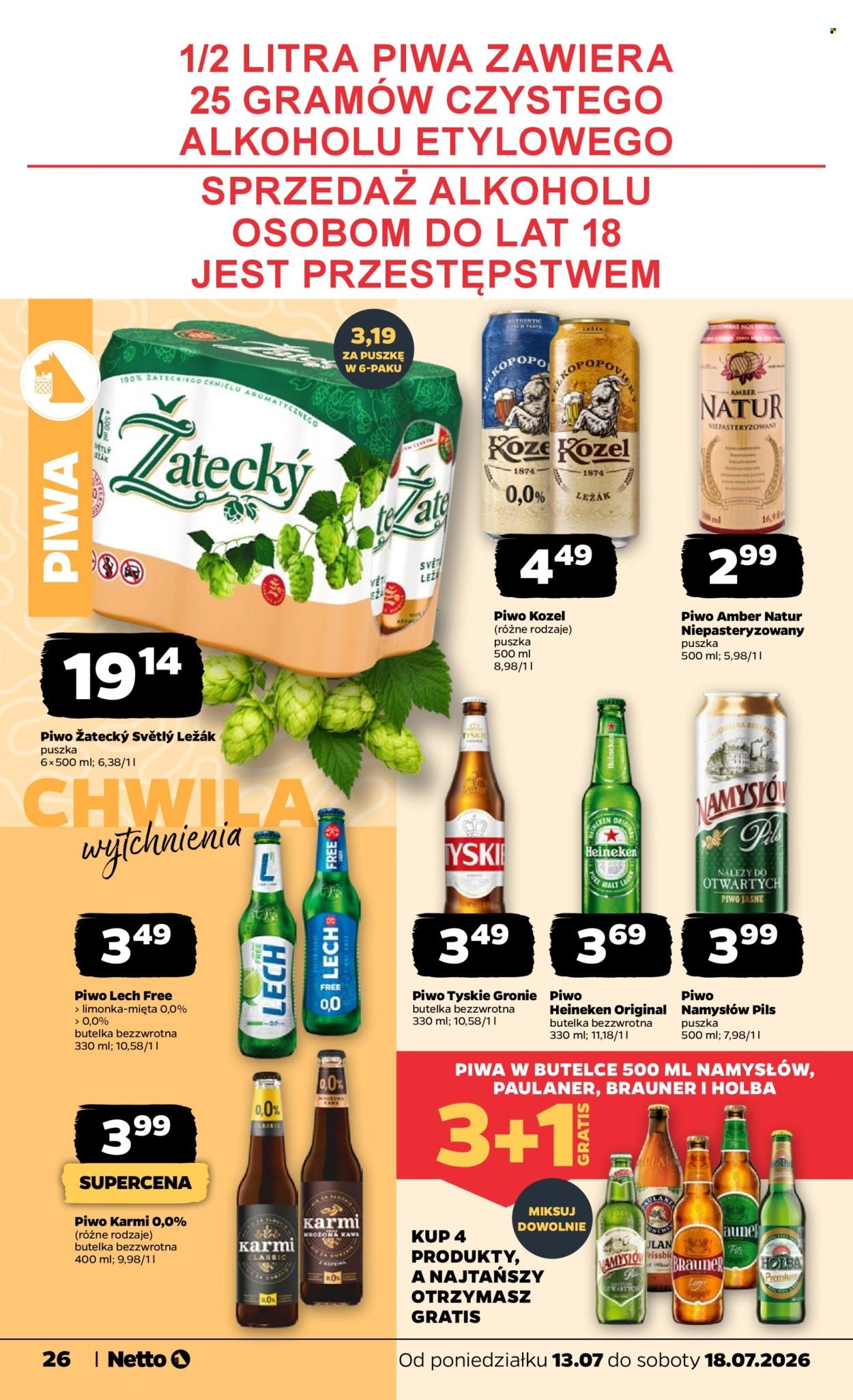 Gazetka NETTO - Od poniedziałku