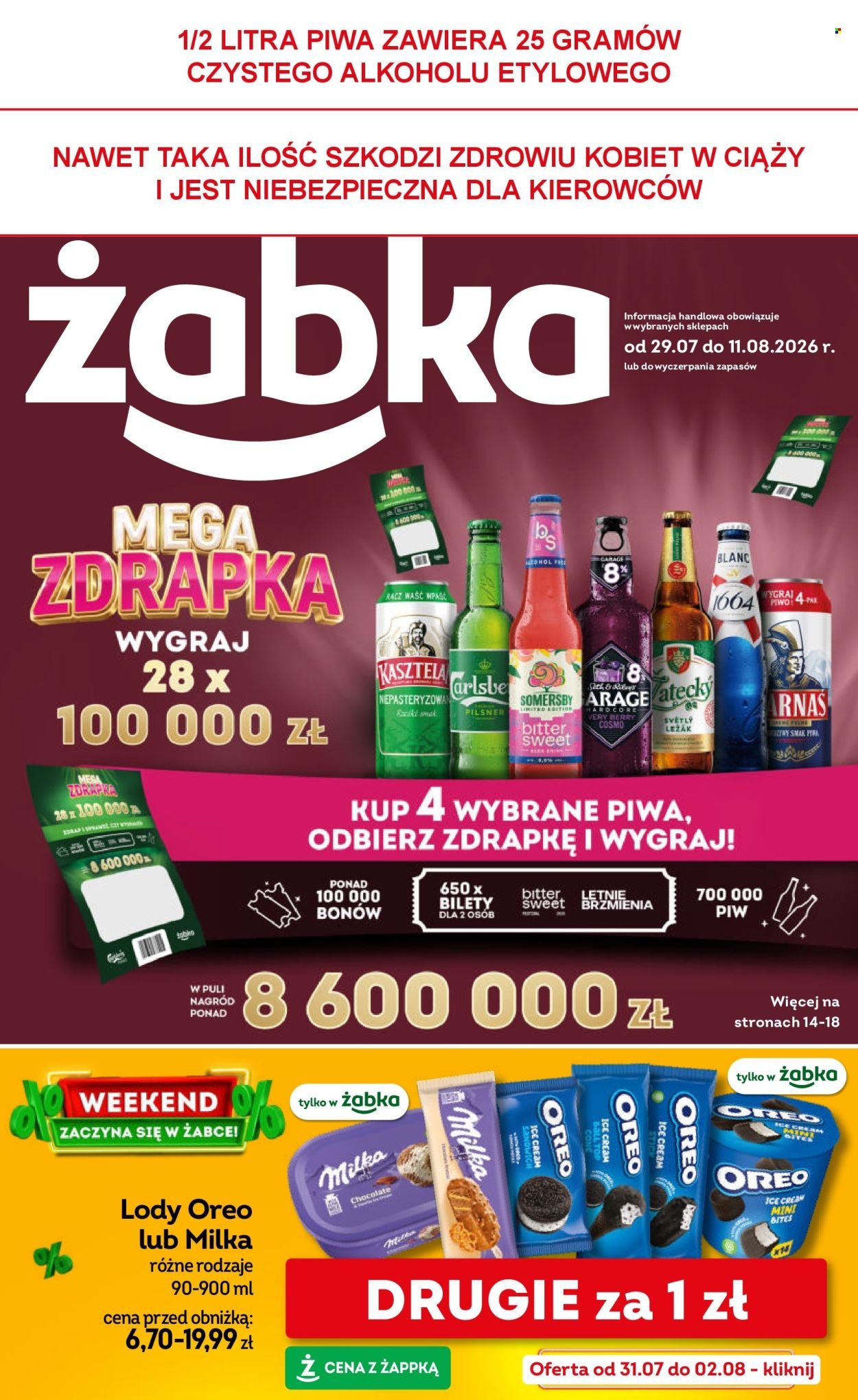 Gazetka ŻABKA - Od środy 29.07.2026