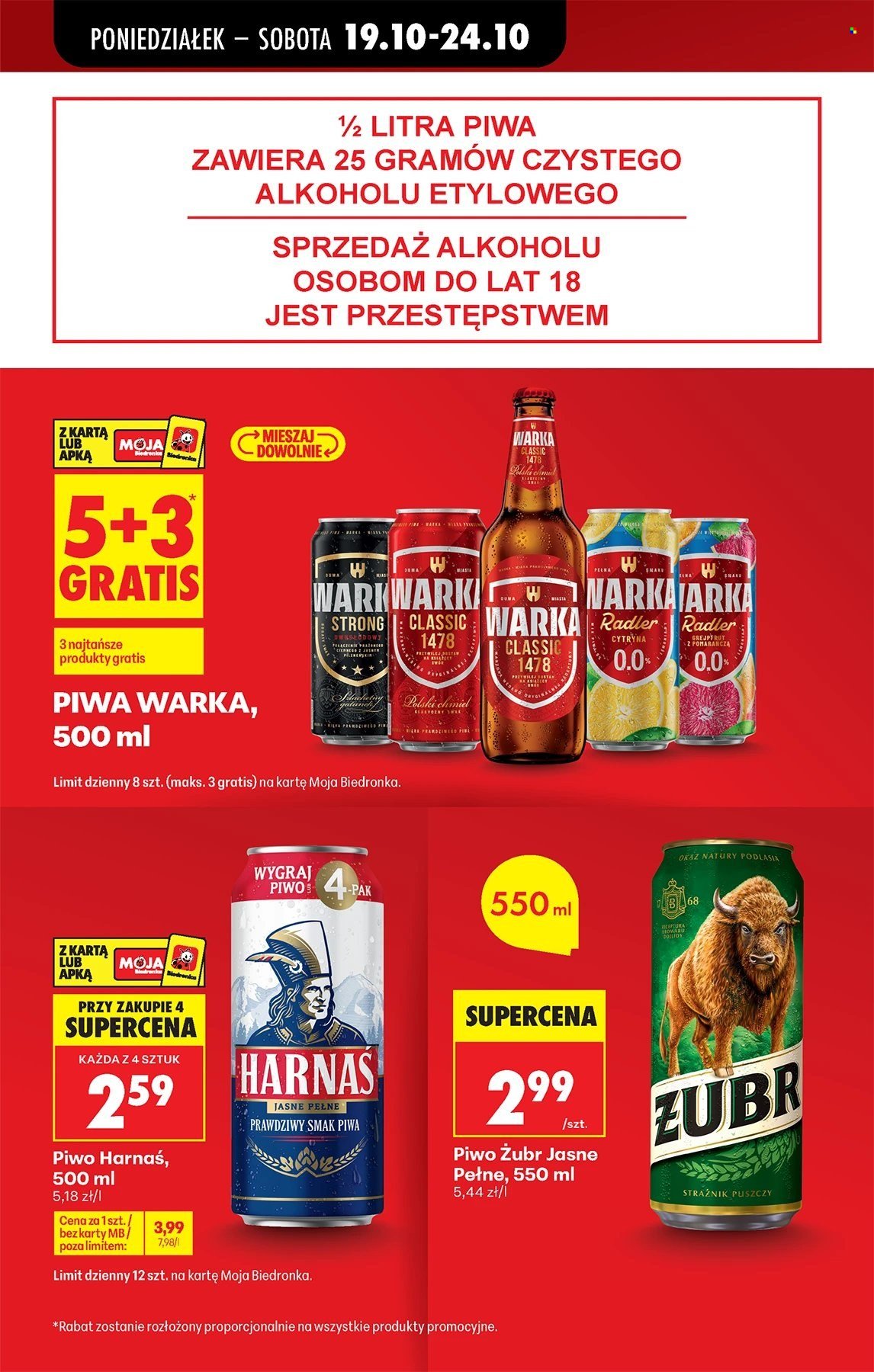 Gazetka BIEDRONKA - W tym tygodniu od poniedziałku