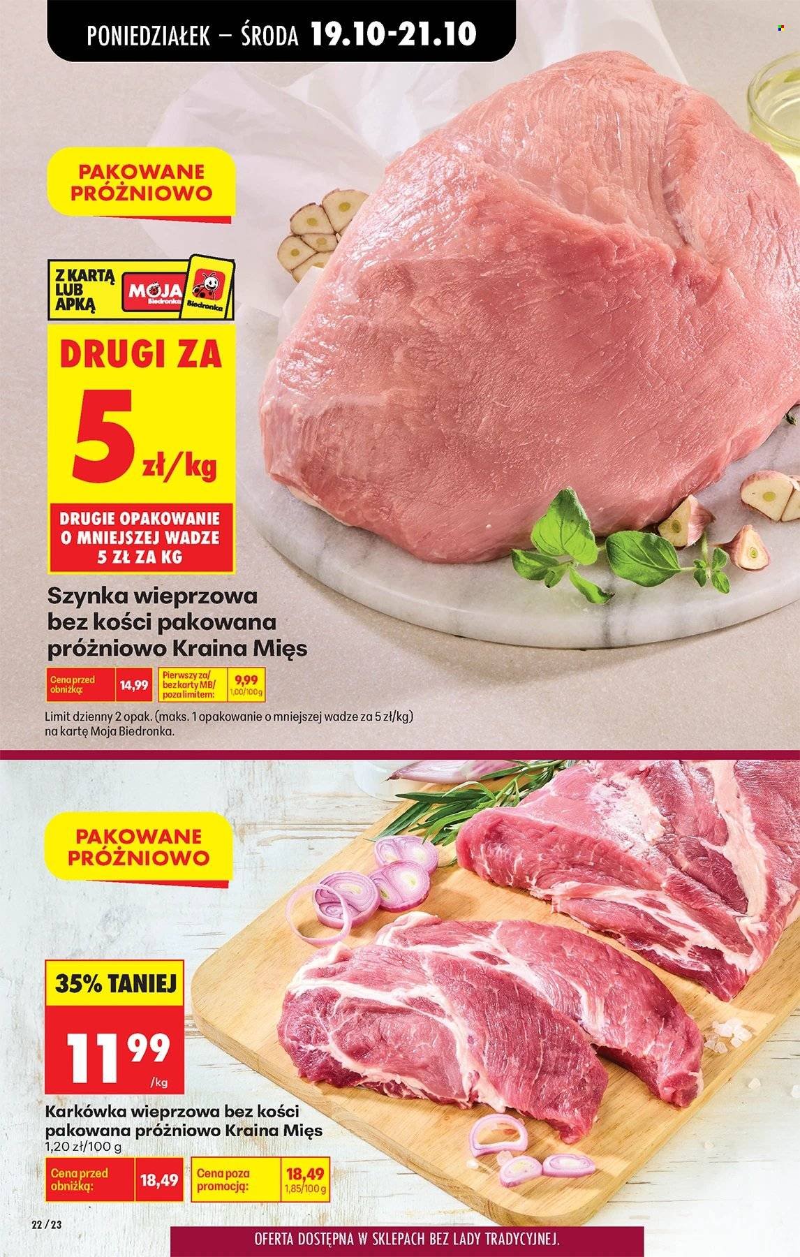 Gazetka BIEDRONKA - W tym tygodniu od poniedziałku