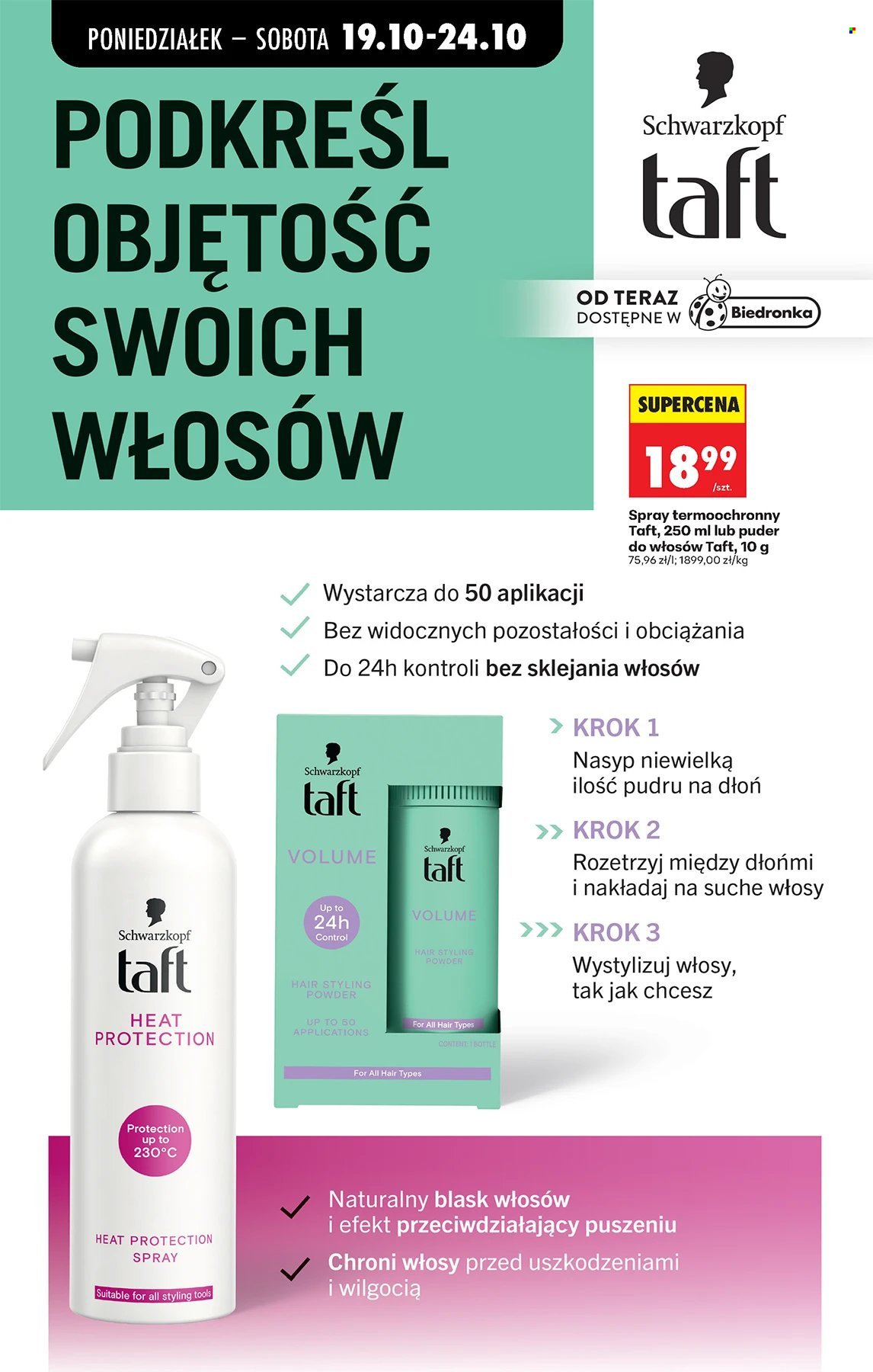 Gazetka BIEDRONKA - W tym tygodniu od poniedziałku