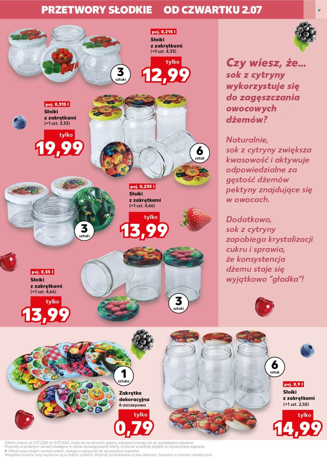Gazetka KAUFLAND - Kochamy przetwory