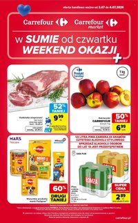 Gazetka CARREFOUR - w SUMIE od- czwartku WEEKEND OKAZJI