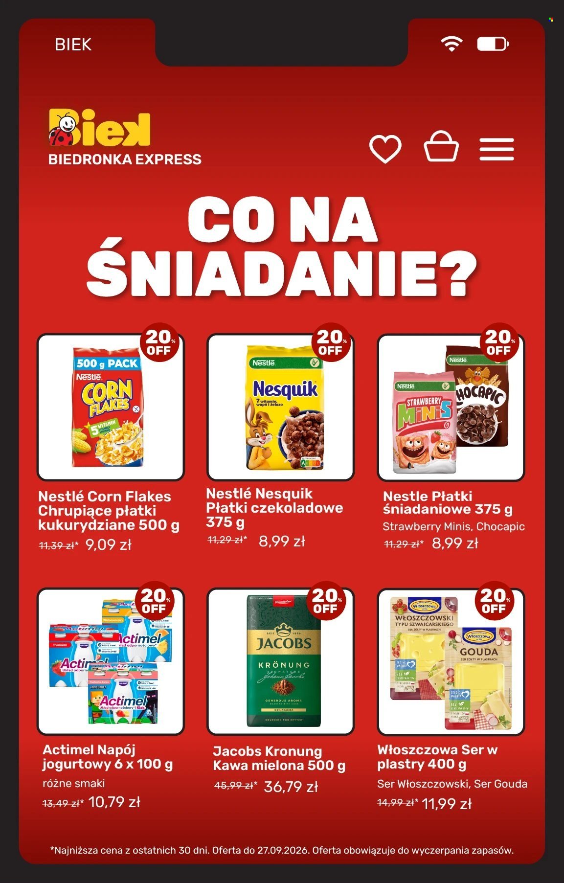 Gazetka BIEDRONKA - Kiek