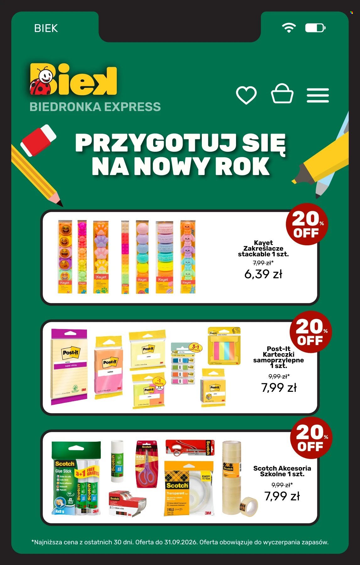 Gazetka BIEDRONKA - Kiek