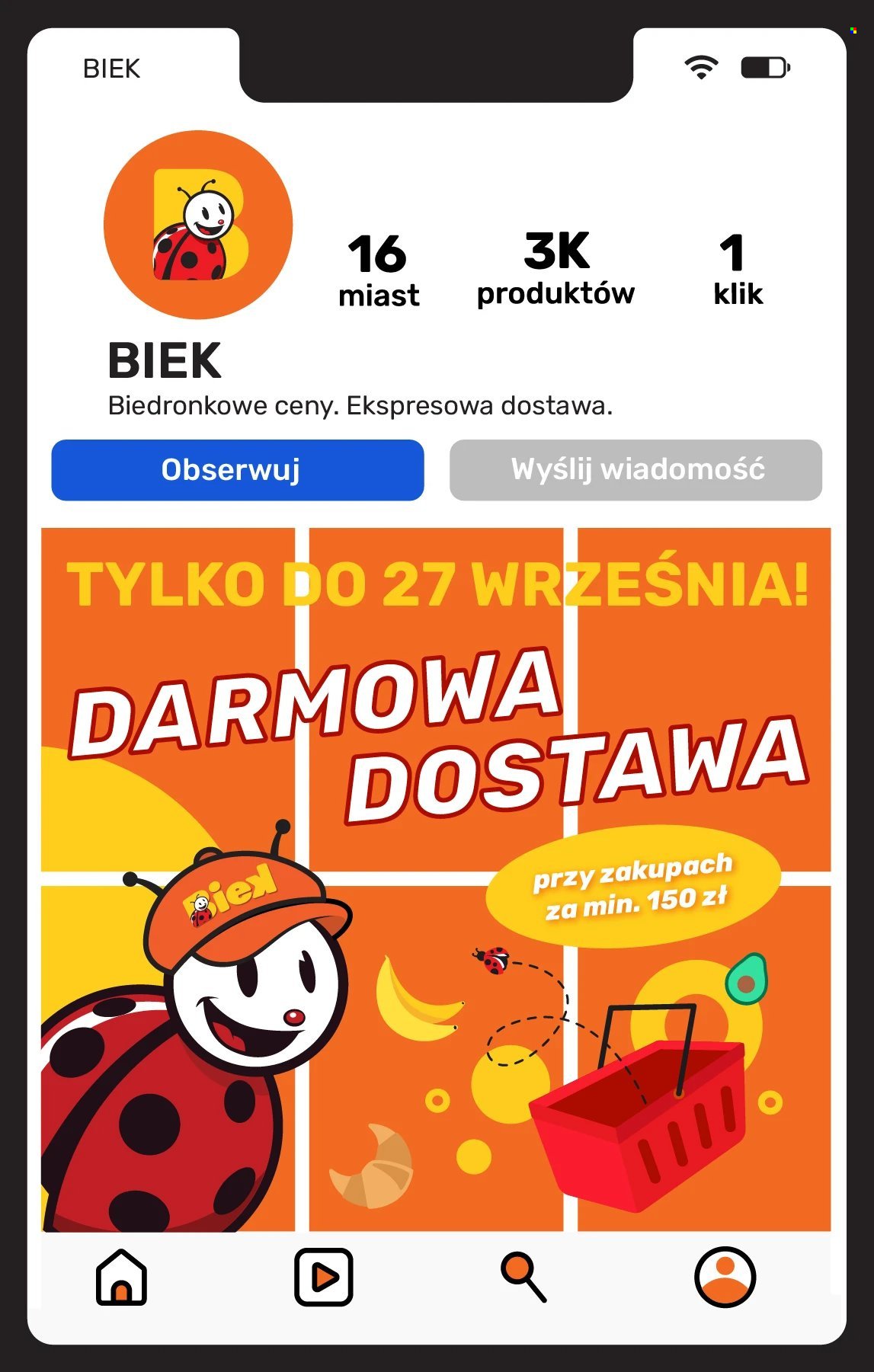 Gazetka BIEDRONKA - Kiek