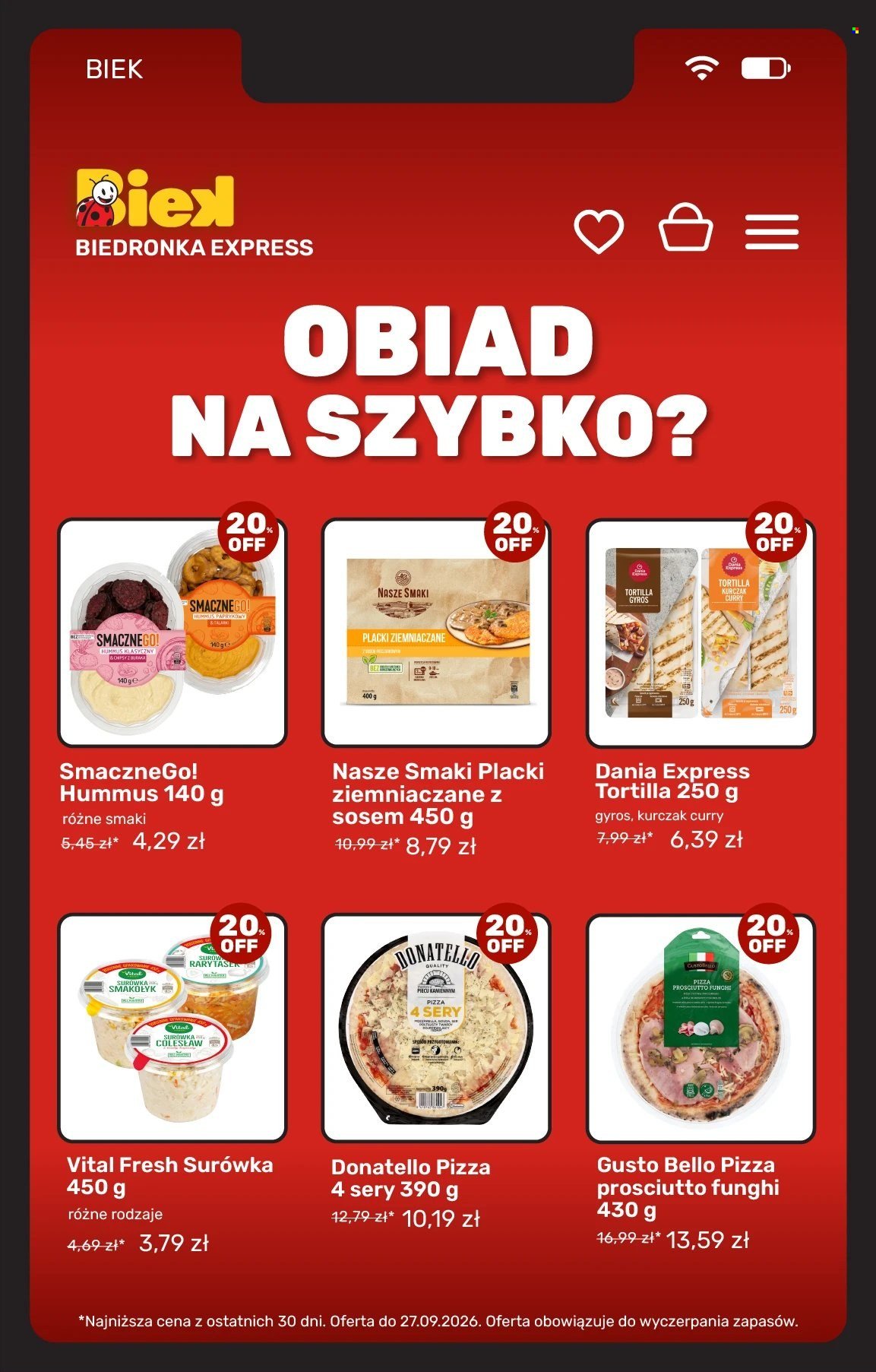 Gazetka BIEDRONKA - Kiek