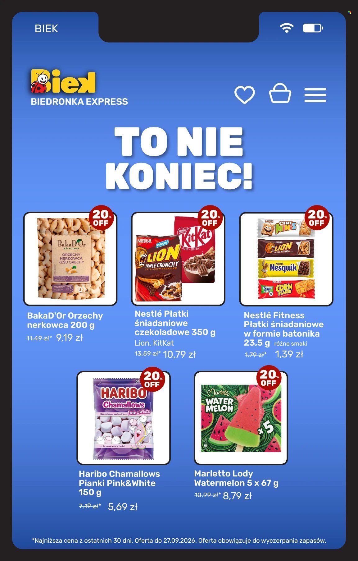 Gazetka BIEDRONKA - Kiek