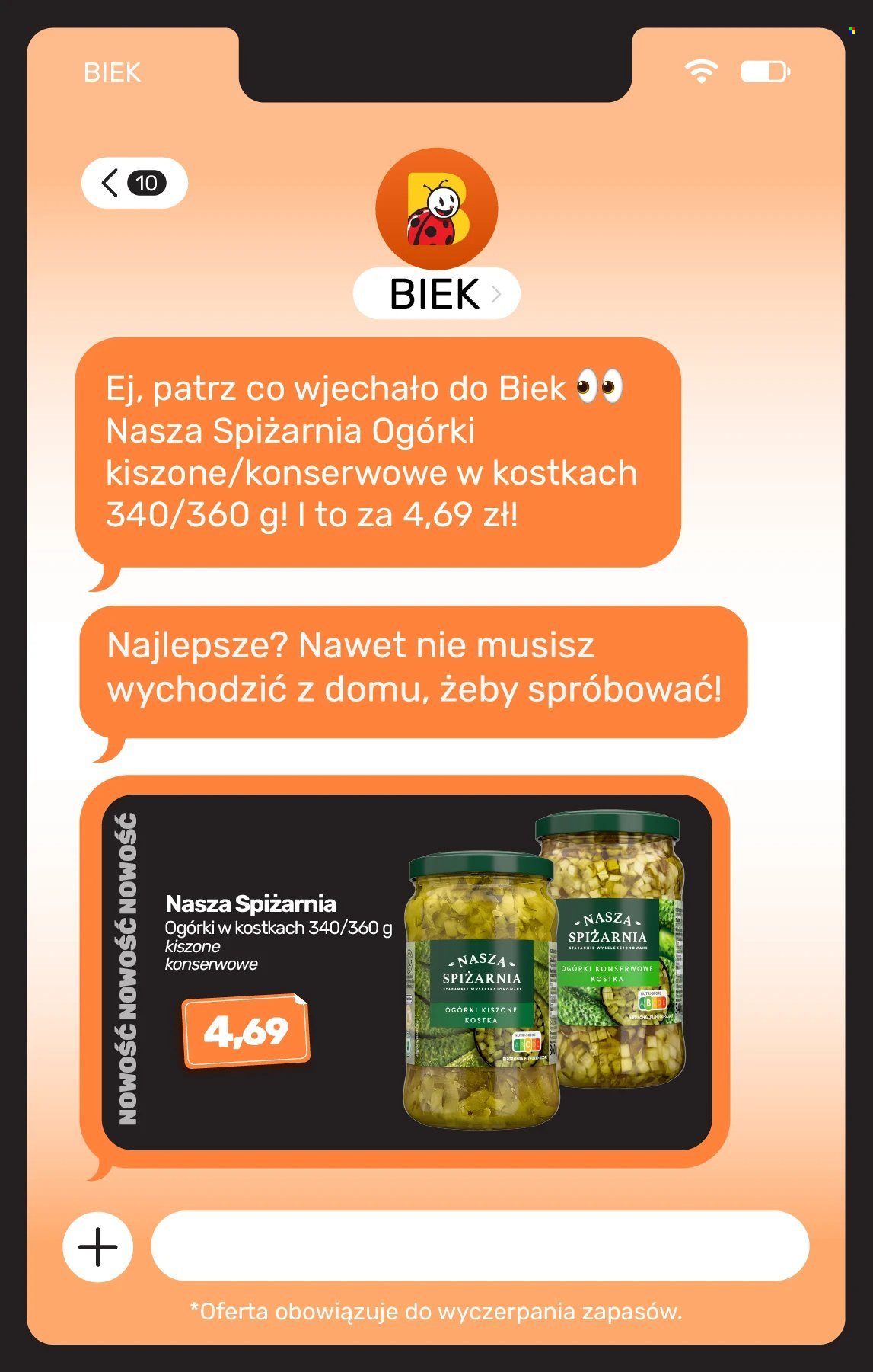 Gazetka BIEDRONKA - Kiek