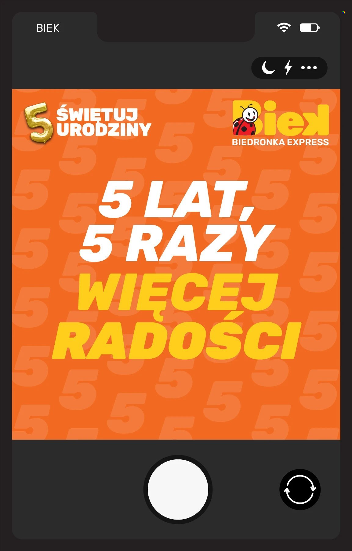 Gazetka BIEDRONKA - Kiek