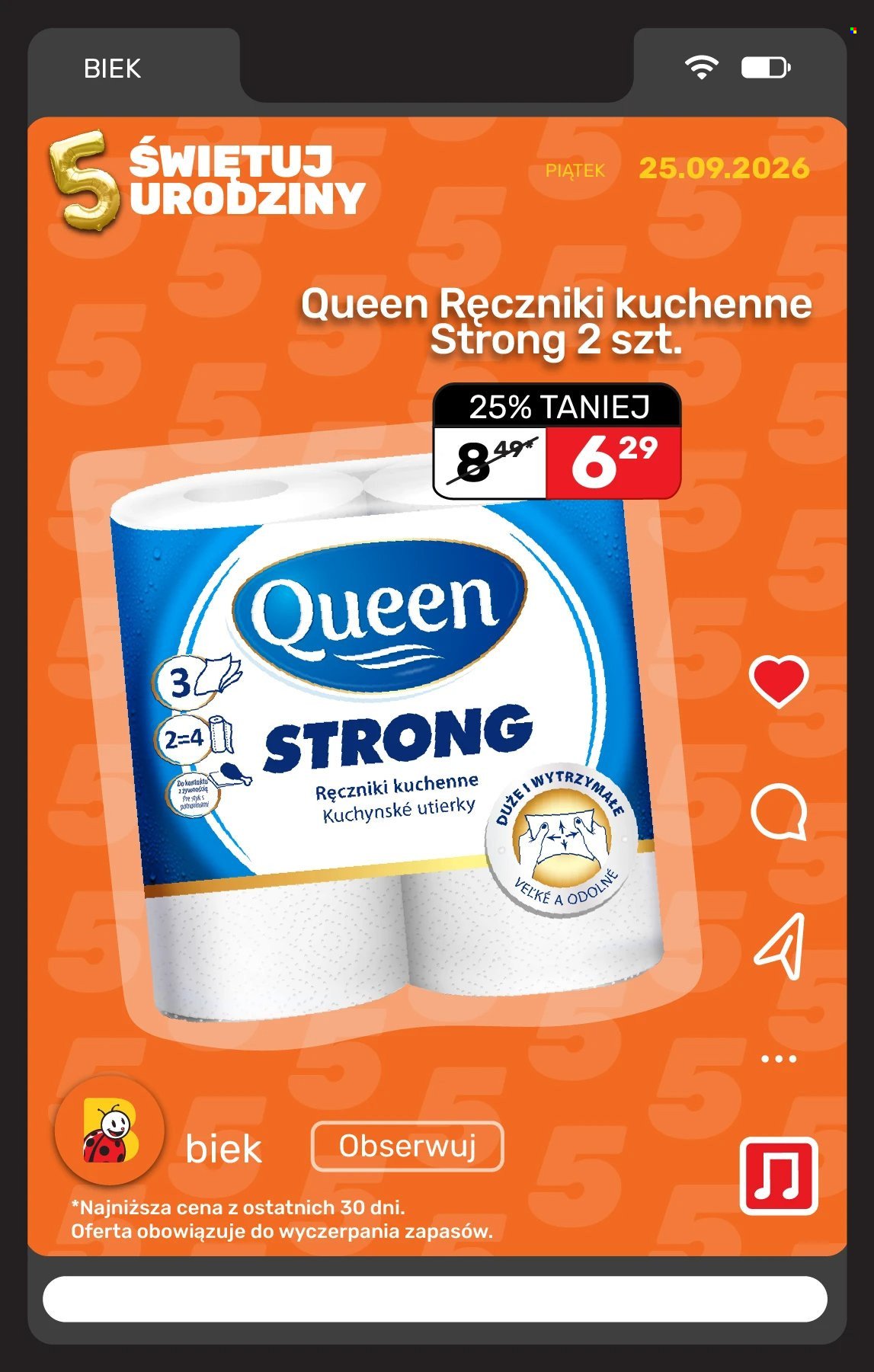 Gazetka BIEDRONKA - Kiek