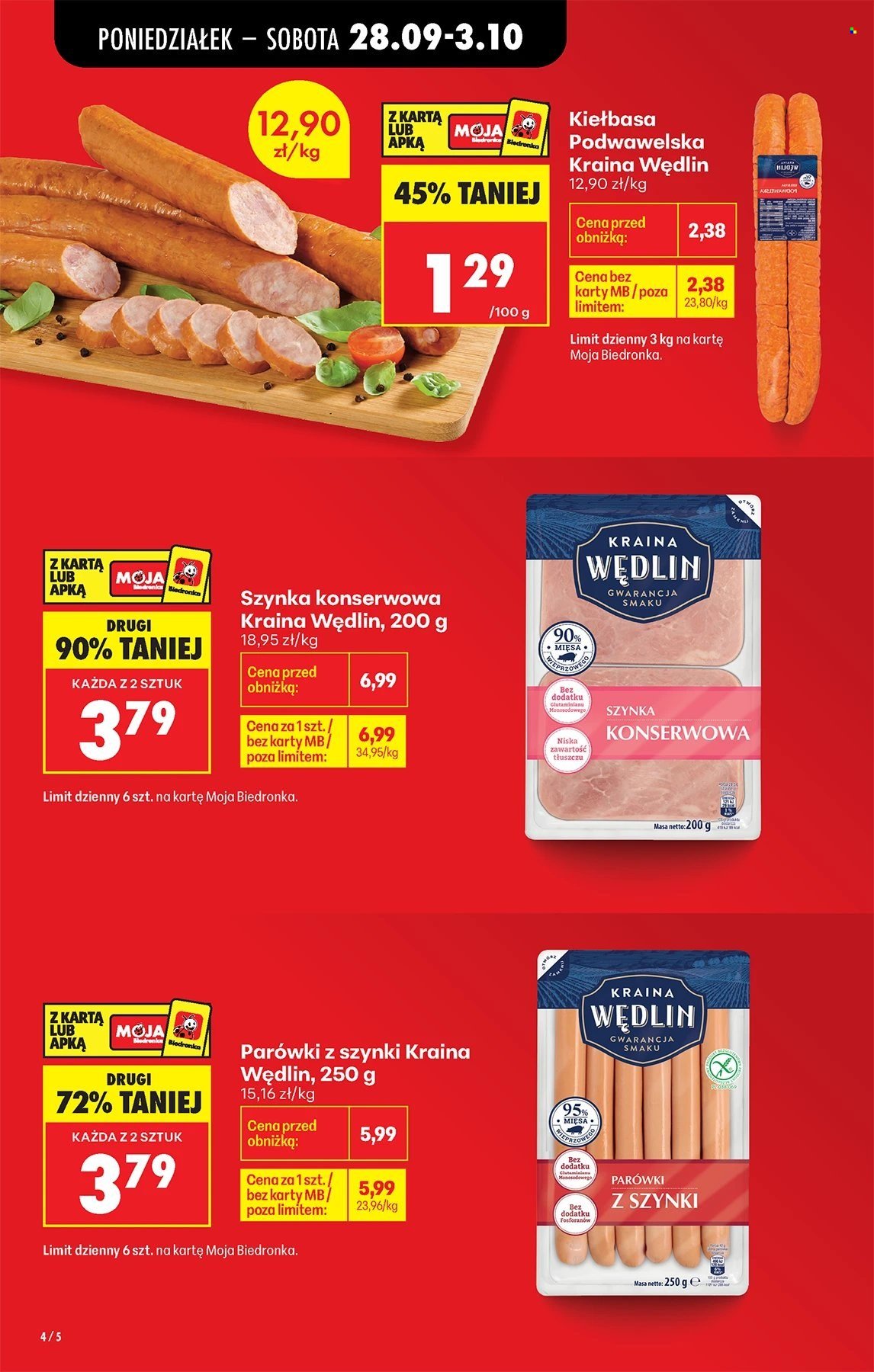 Gazetka BIEDRONKA - W tym tygodniu od poniedziałku