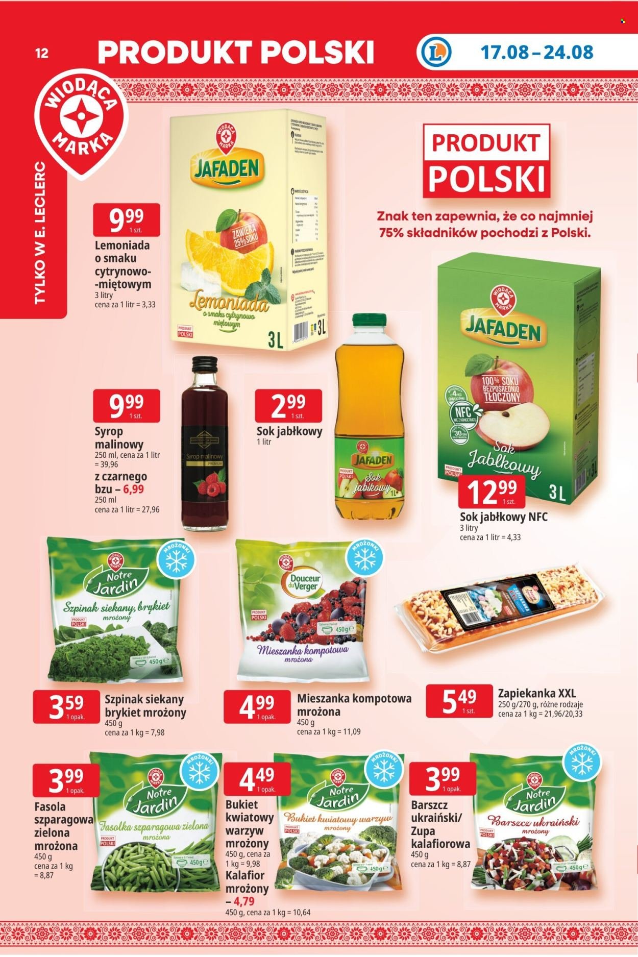 Gazetka E.LECLERC - Od poniedziałku 17.08.2026